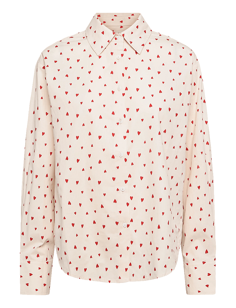 Lollys Laundry - BleekerLL Shirt LS - langärmlige hemden - red - 0