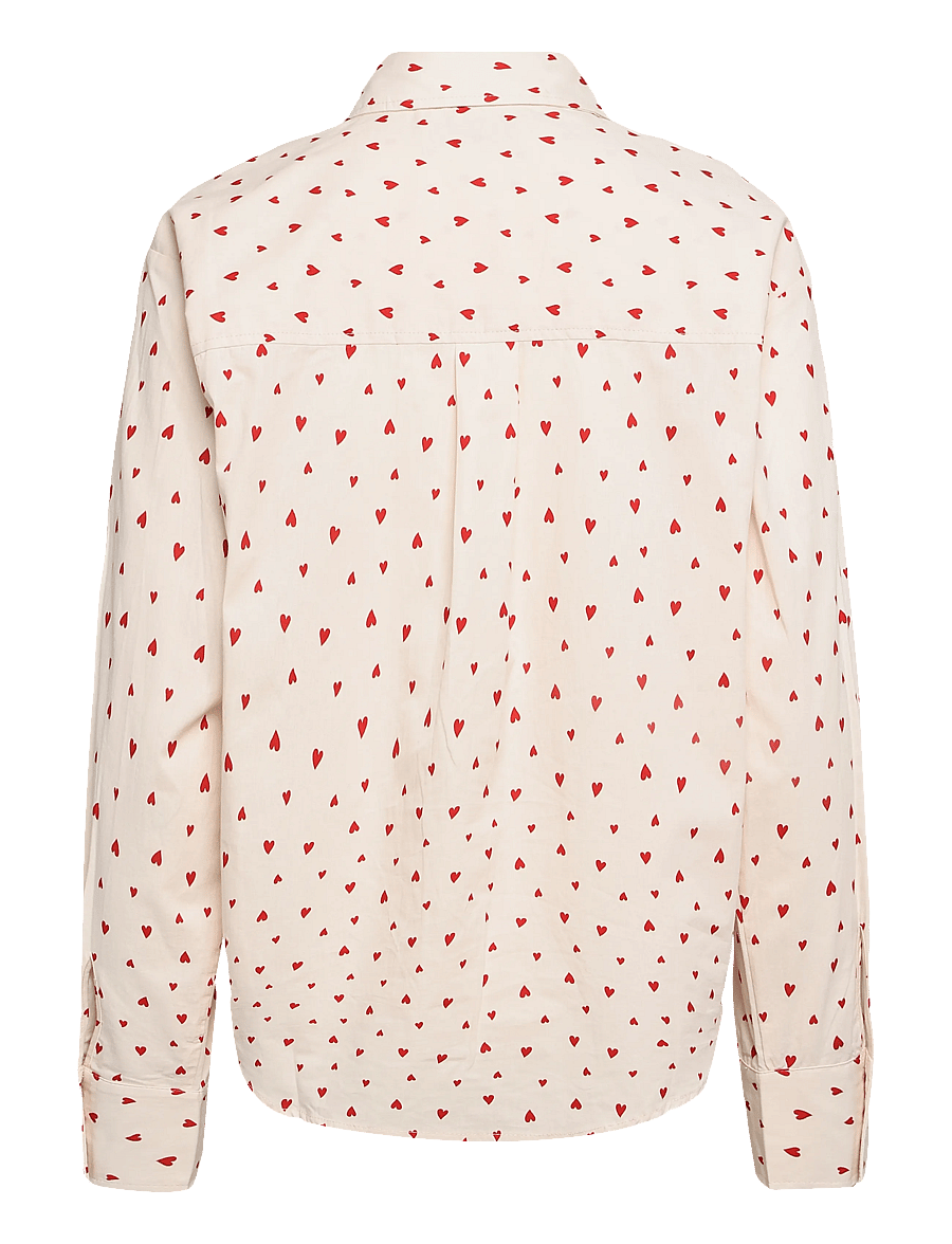 Lollys Laundry - BleekerLL Shirt LS - langärmlige hemden - red - 1