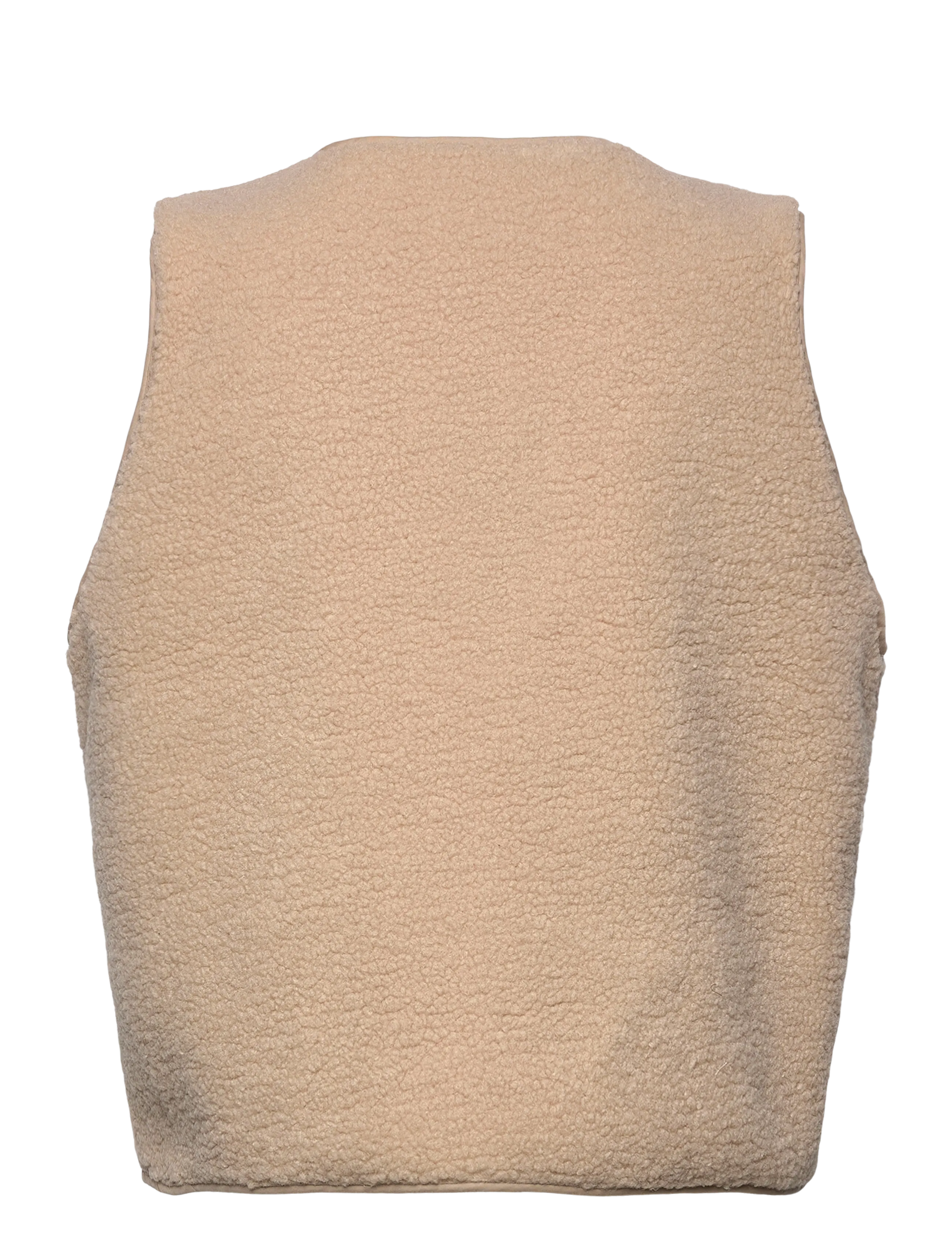 Lollys Laundry - HugoLL Vest SL - fliis- ja teddy-vestid - beige - 1