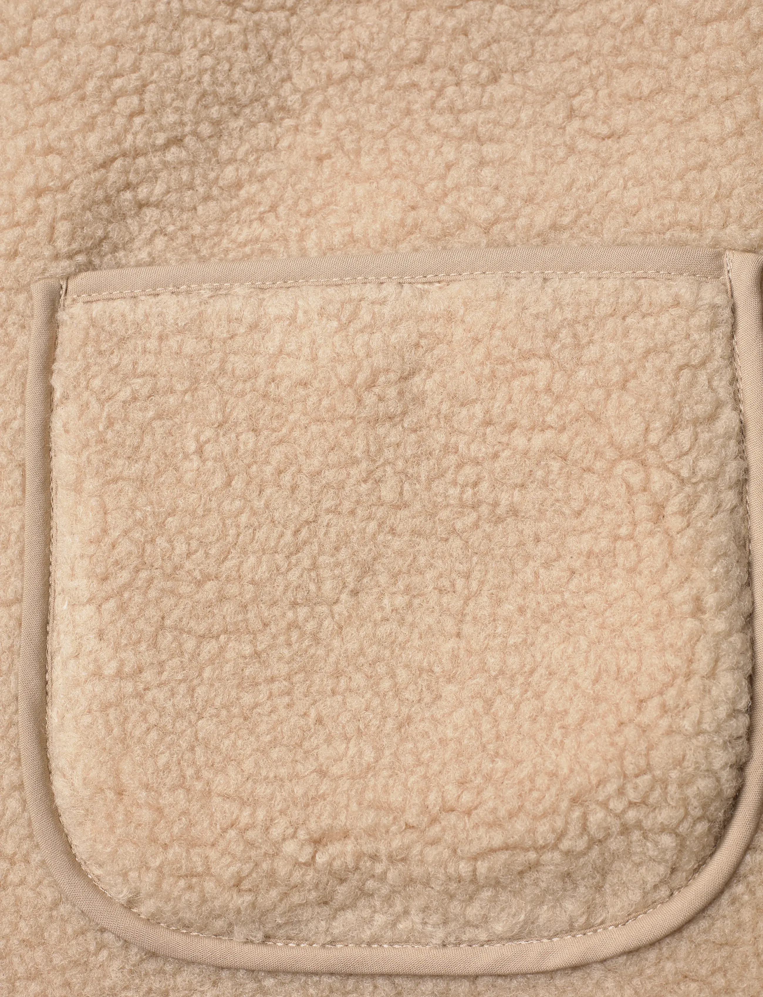 Lollys Laundry - HugoLL Vest SL - fliis- ja teddy-vestid - beige - 3