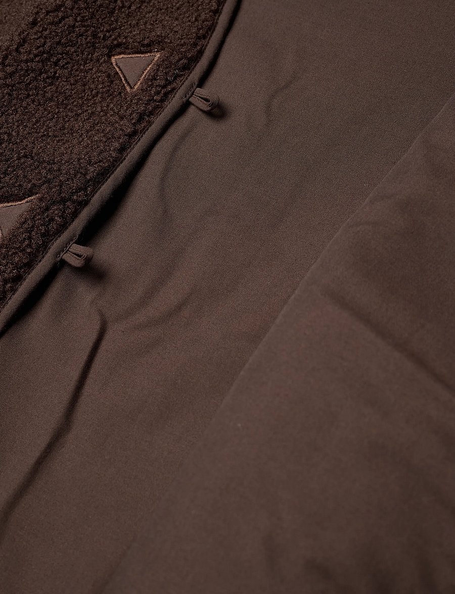 Lollys Laundry - HugoLL Vest SL - fleece- och teddyvästar - dark mokka - 4