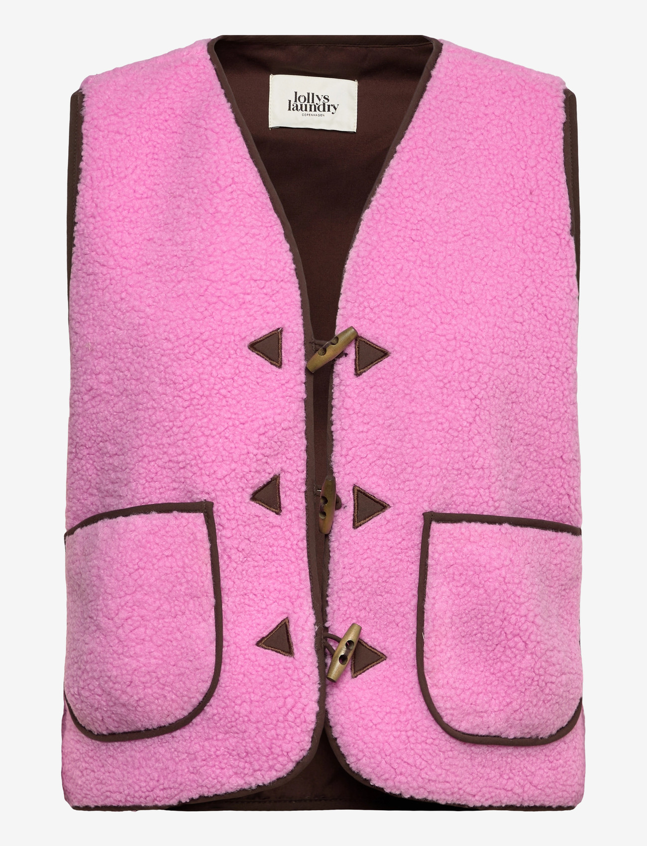 Lollys Laundry - HugoLL Vest SL - fliis- ja teddy-vestid - pink - 1