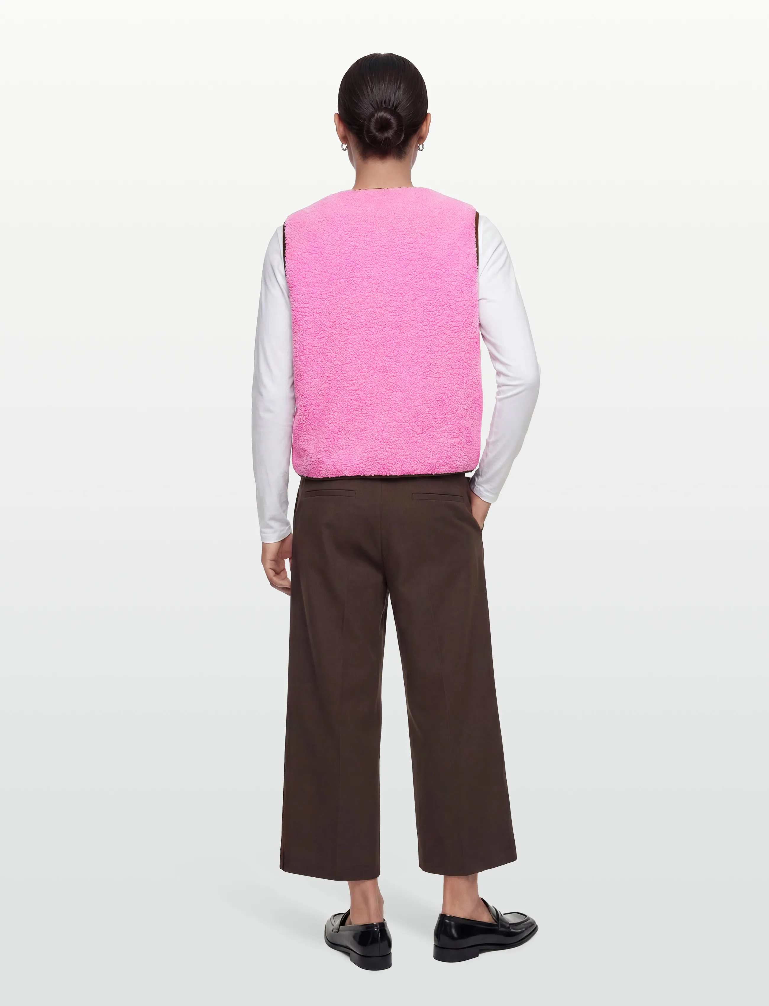 Lollys Laundry - HugoLL Vest SL - fleece- og teddyveste - pink - 4