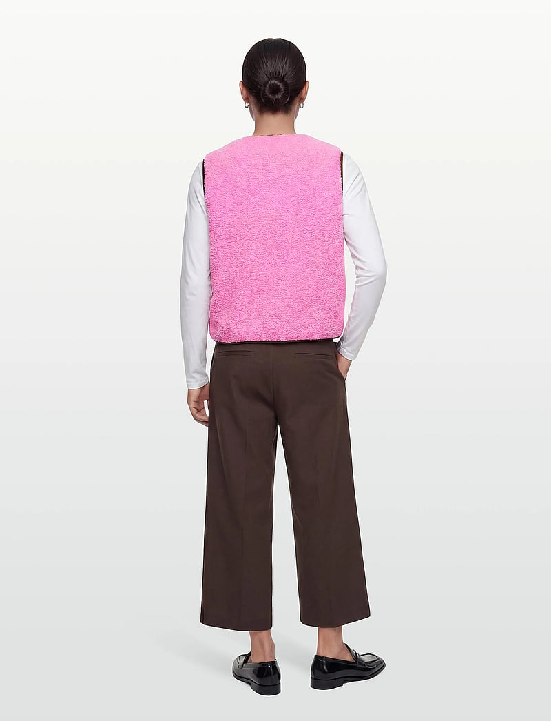 Lollys Laundry - HugoLL Vest SL - fliis- ja teddy-vestid - pink - 4