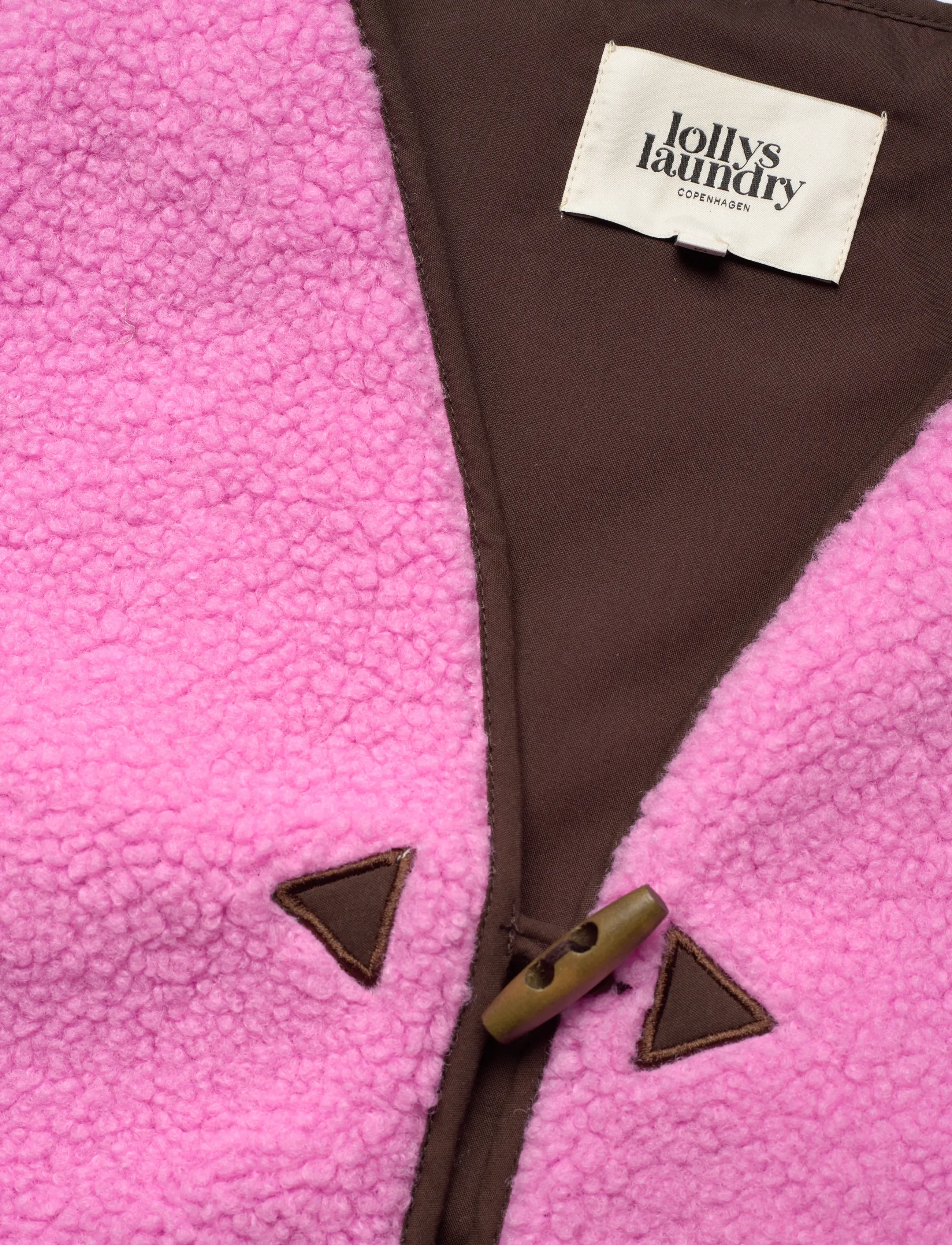 Lollys Laundry - HugoLL Vest SL - fleece- og teddyveste - pink - 5