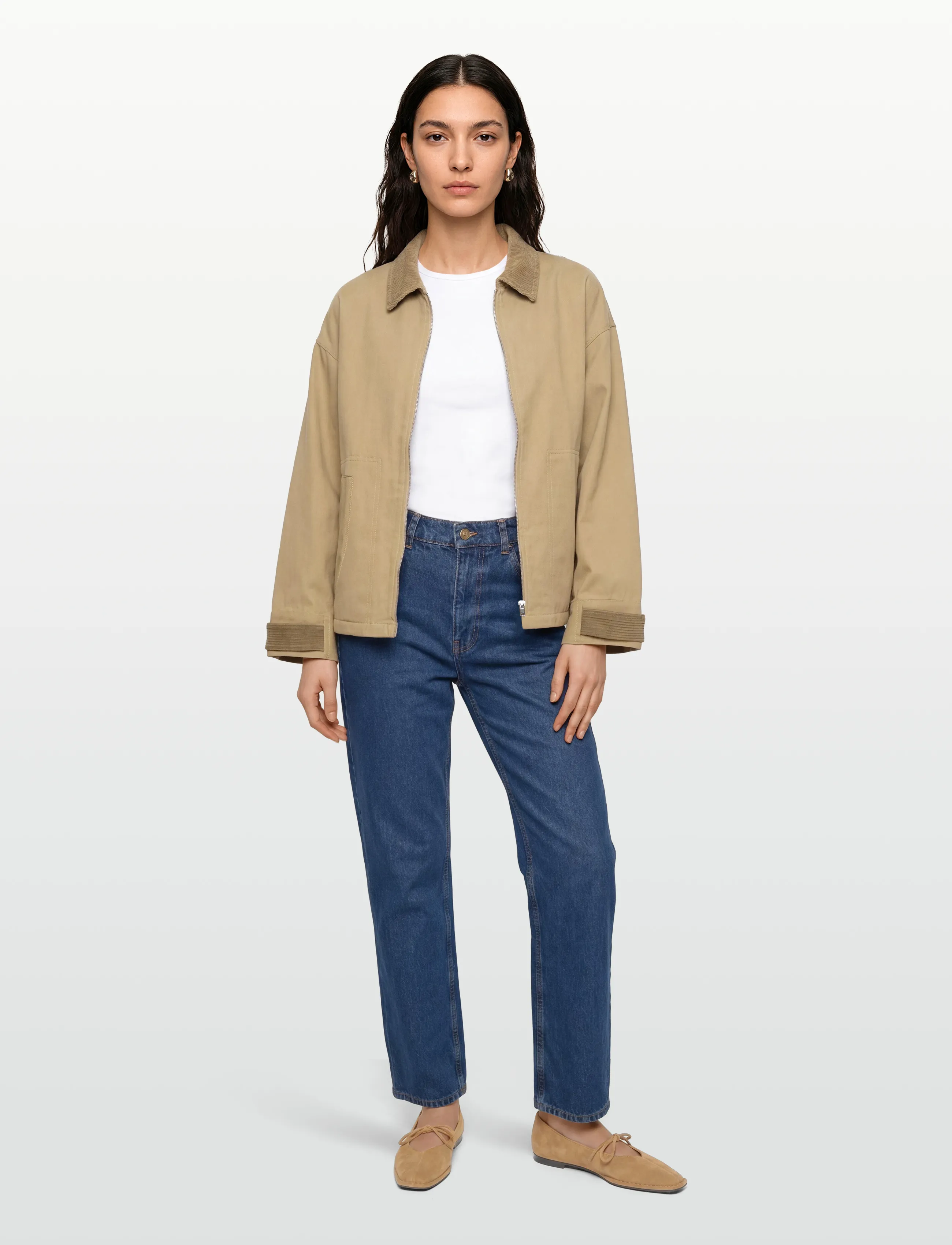 Lollys Laundry Miklall Jacket Ls, XXL, Jackets, Beige - Light-summer Jacket, Frauen
