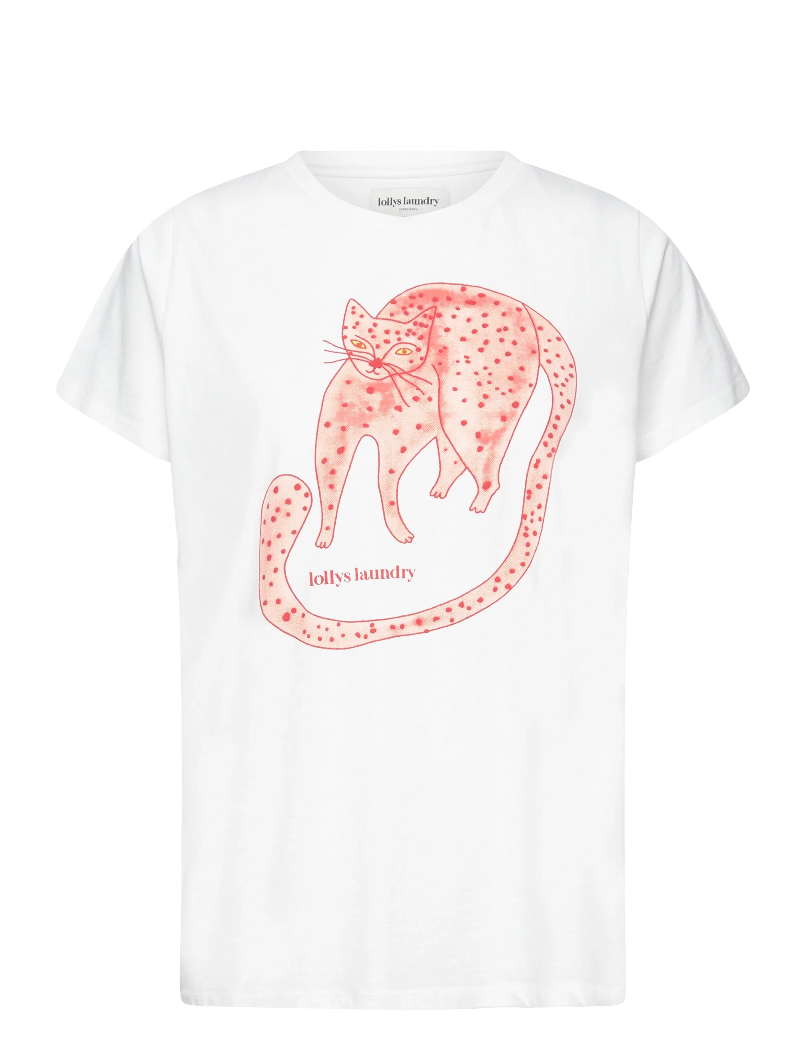 Lollys Laundry RomaLL Cat Tee SS - Lollys Laundry - 01 WHITE / white