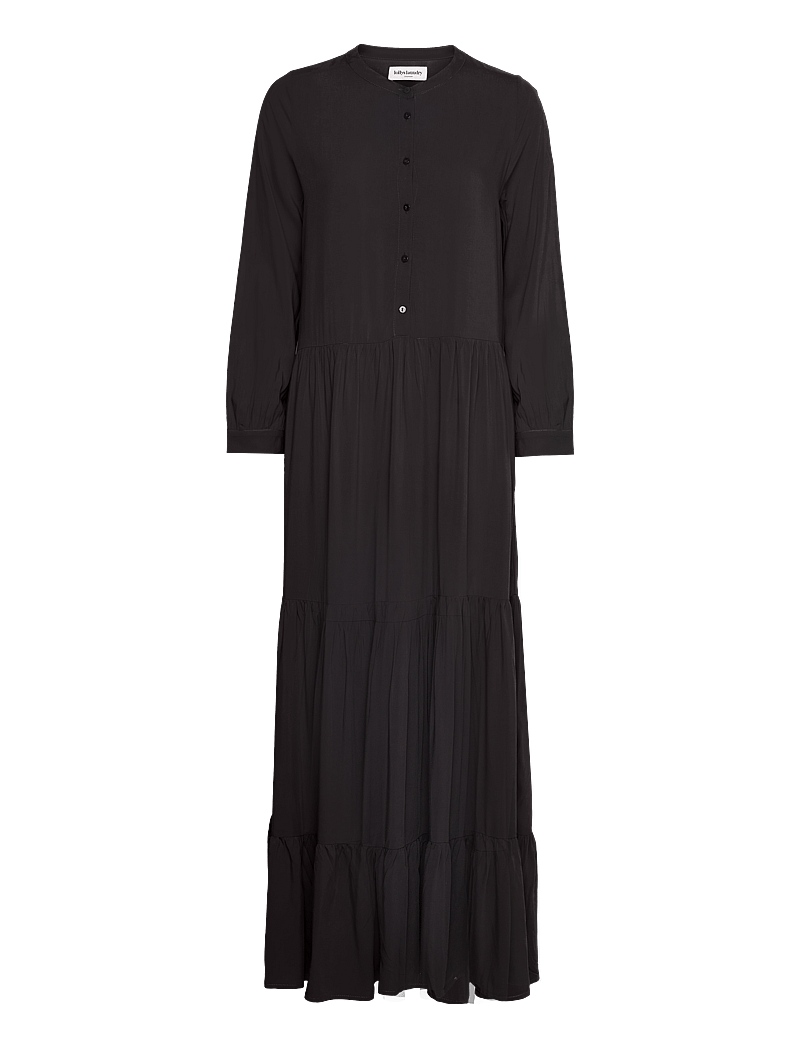 Lollys Laundry - NeeLL Maxi Dress LS - maxi kjoler - black - 0
