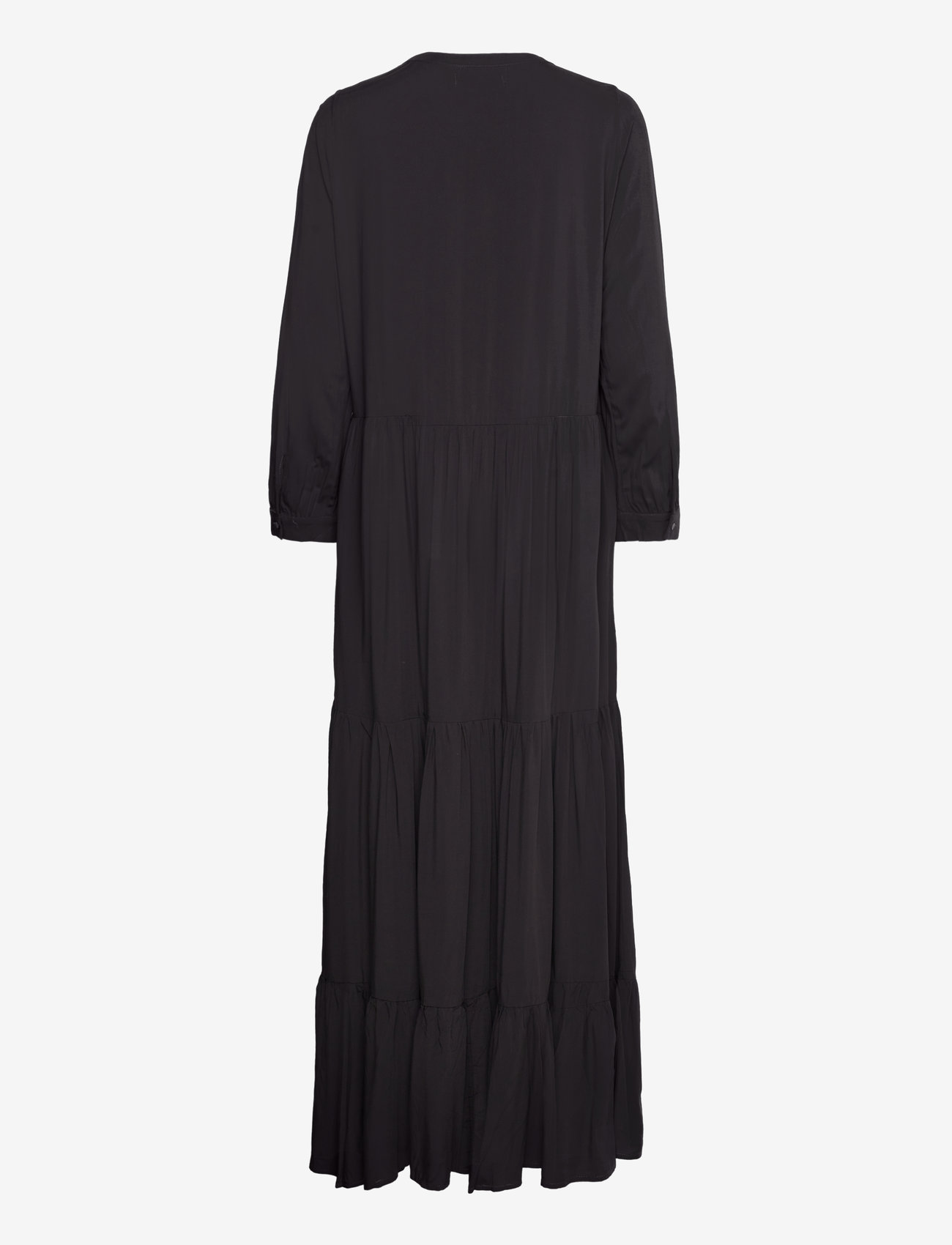 Lollys Laundry - NeeLL Maxi Dress LS - maxi kjoler - black - 1