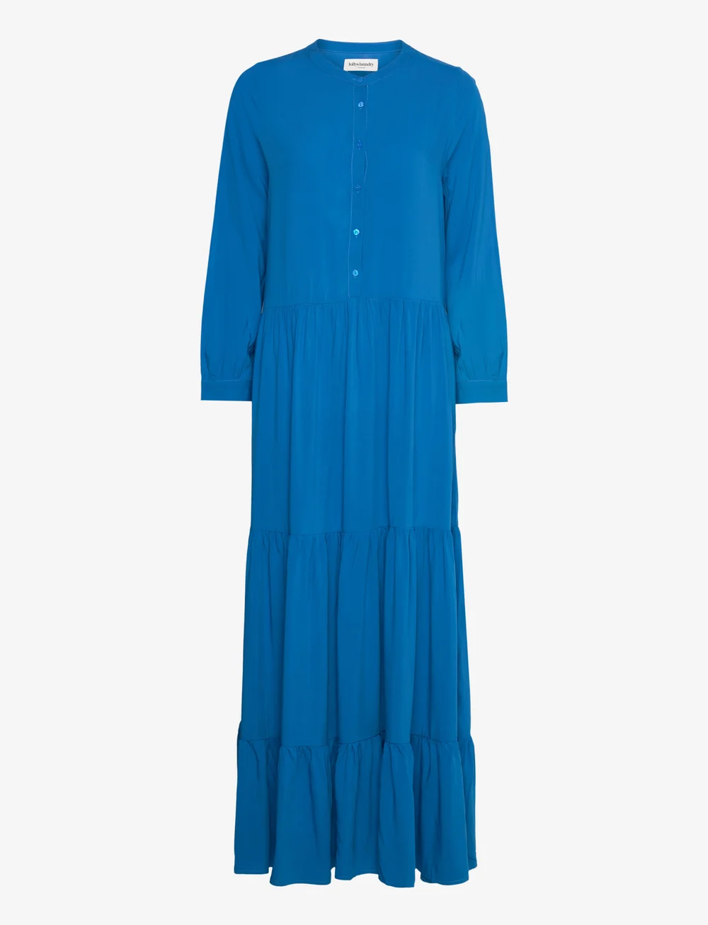 Lollys Laundry - NeeLL Maxi Dress LS - maxi kjoler - blue - 0