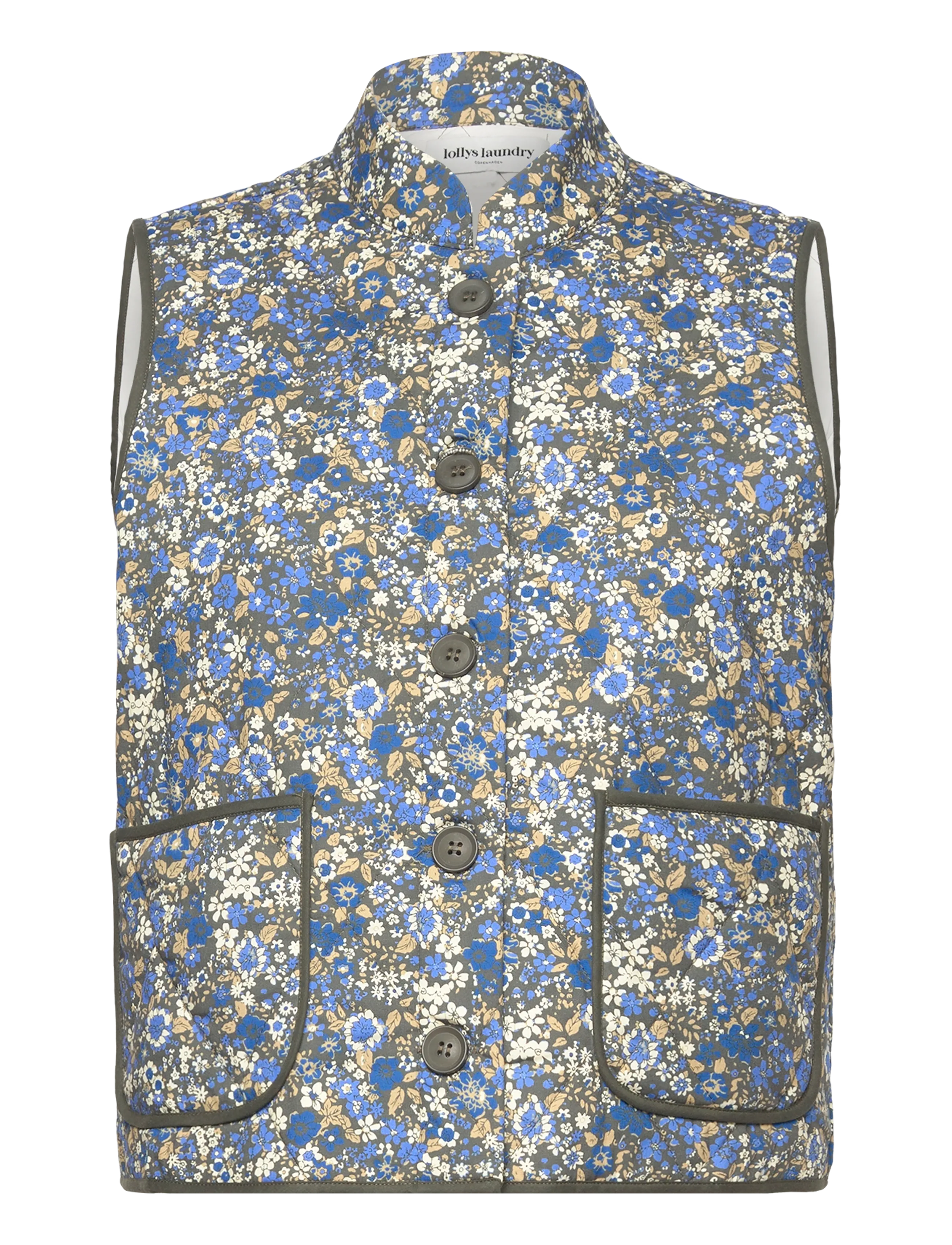 LOLLYS LAUNDRY Cairoll Quilted Vest Patterned - XXL - Damen