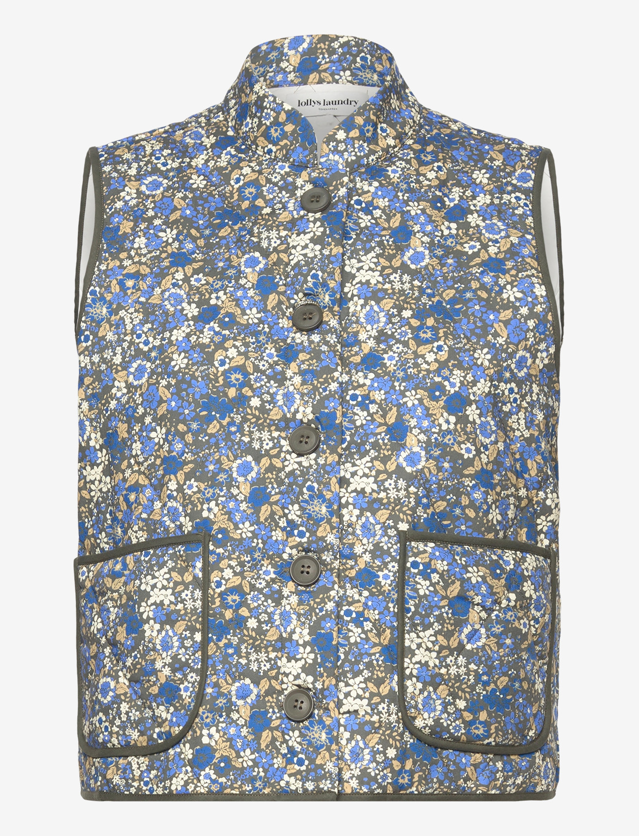 Lollys Laundry - CairoLL Quilted Vest - herbstjacken - blue - 0