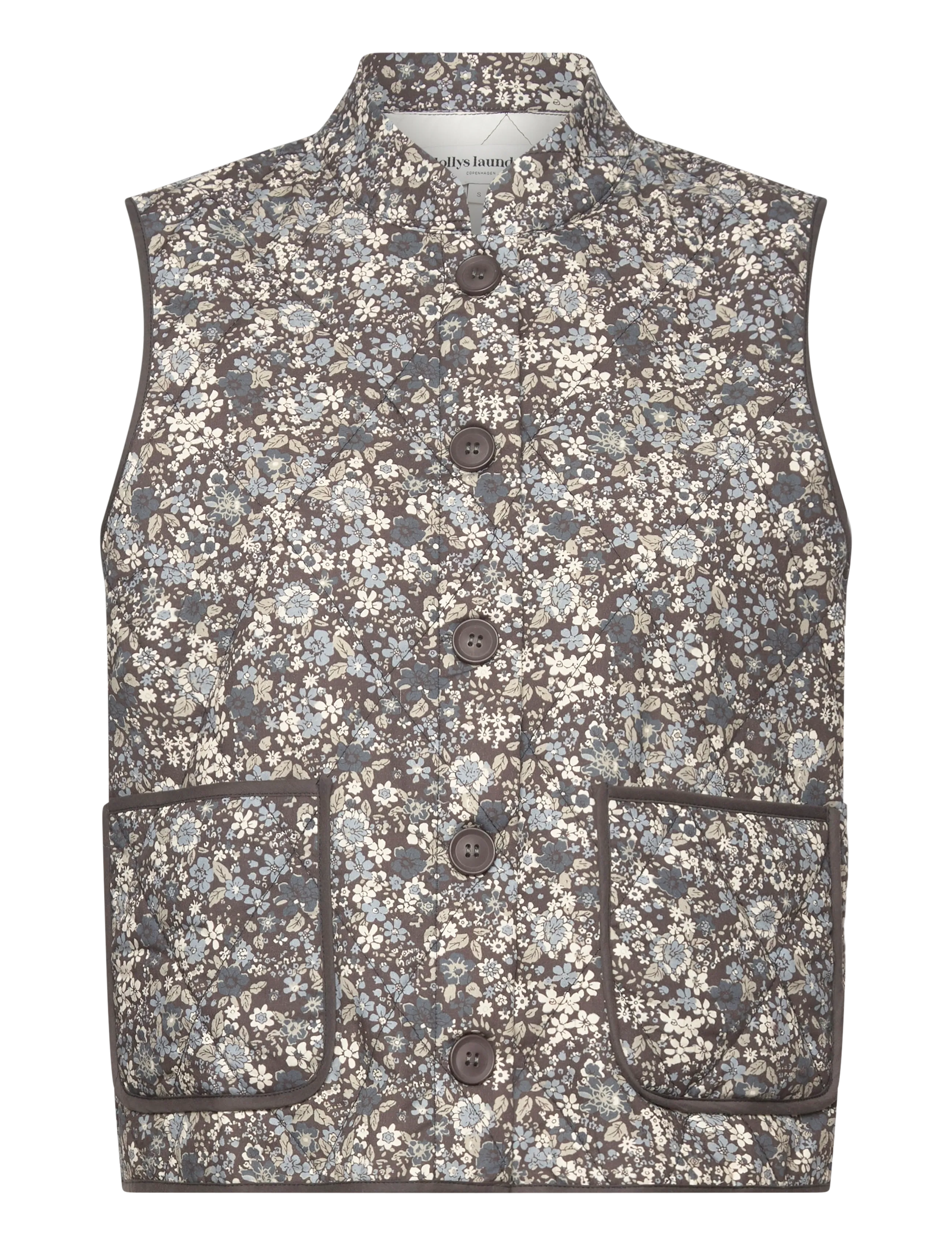 LOLLYS LAUNDRY Cairoll Quilted Vest Patterned - XS - Damen