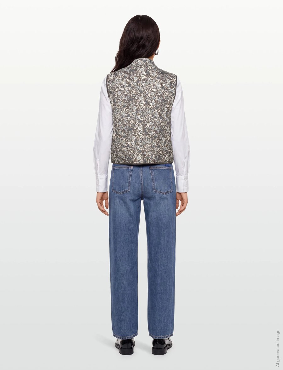 Lollys Laundry - CairoLL Quilted Vest - forårsjakker - washed black - 4