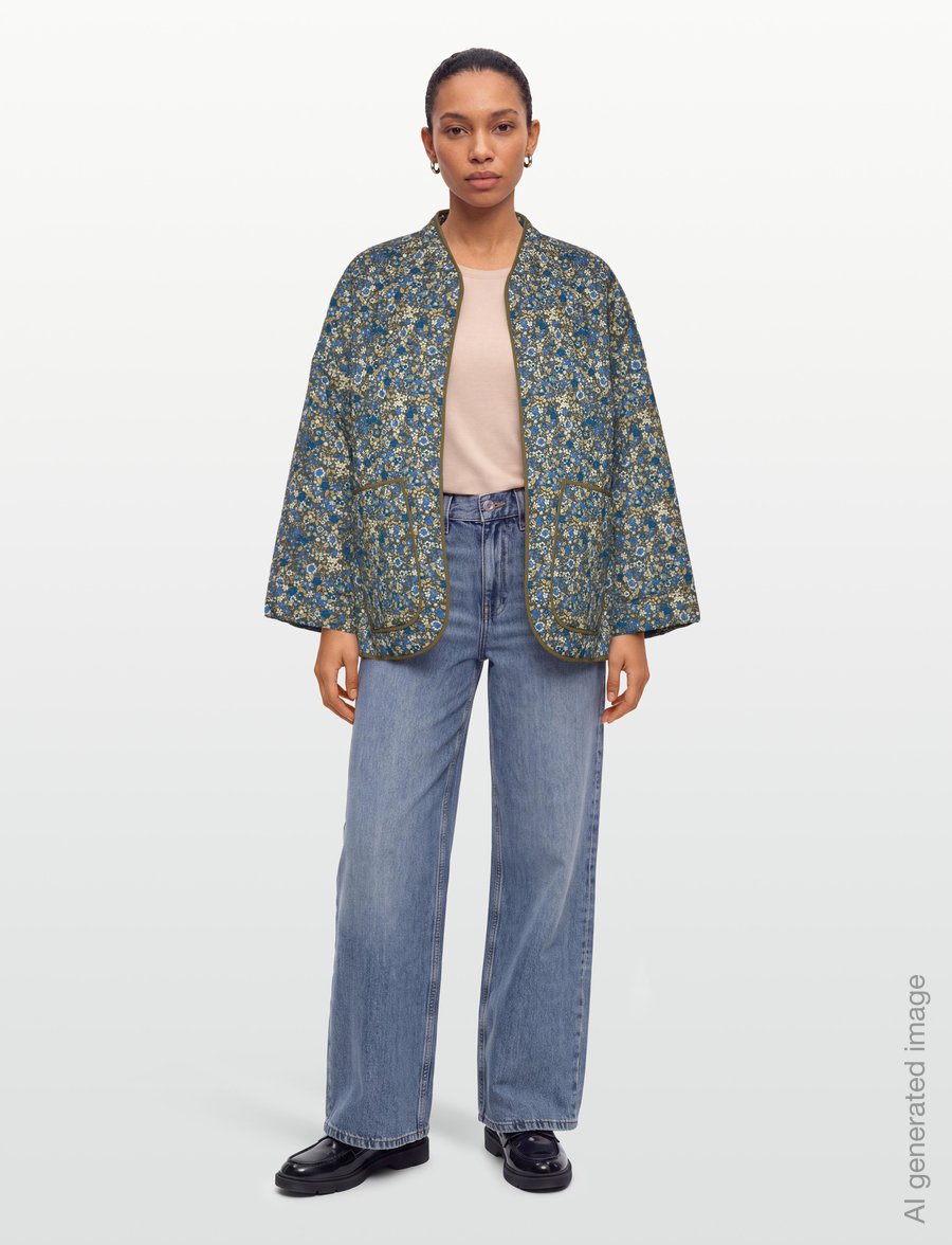Lollys Laundry - LuluLL Jacket 3/4 - frühlingsjacken - blue - 0
