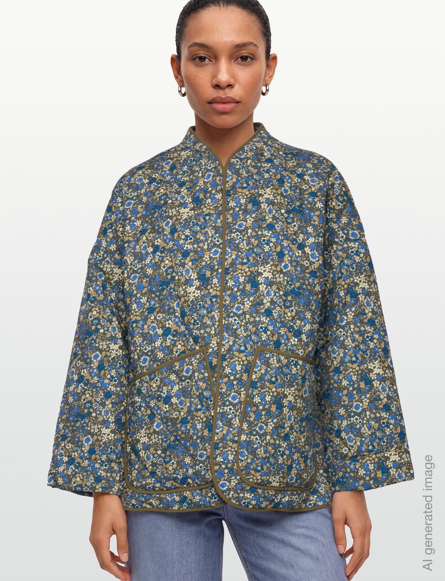Lollys Laundry - LuluLL Jacket 3/4 - frühlingsjacken - blue - 3