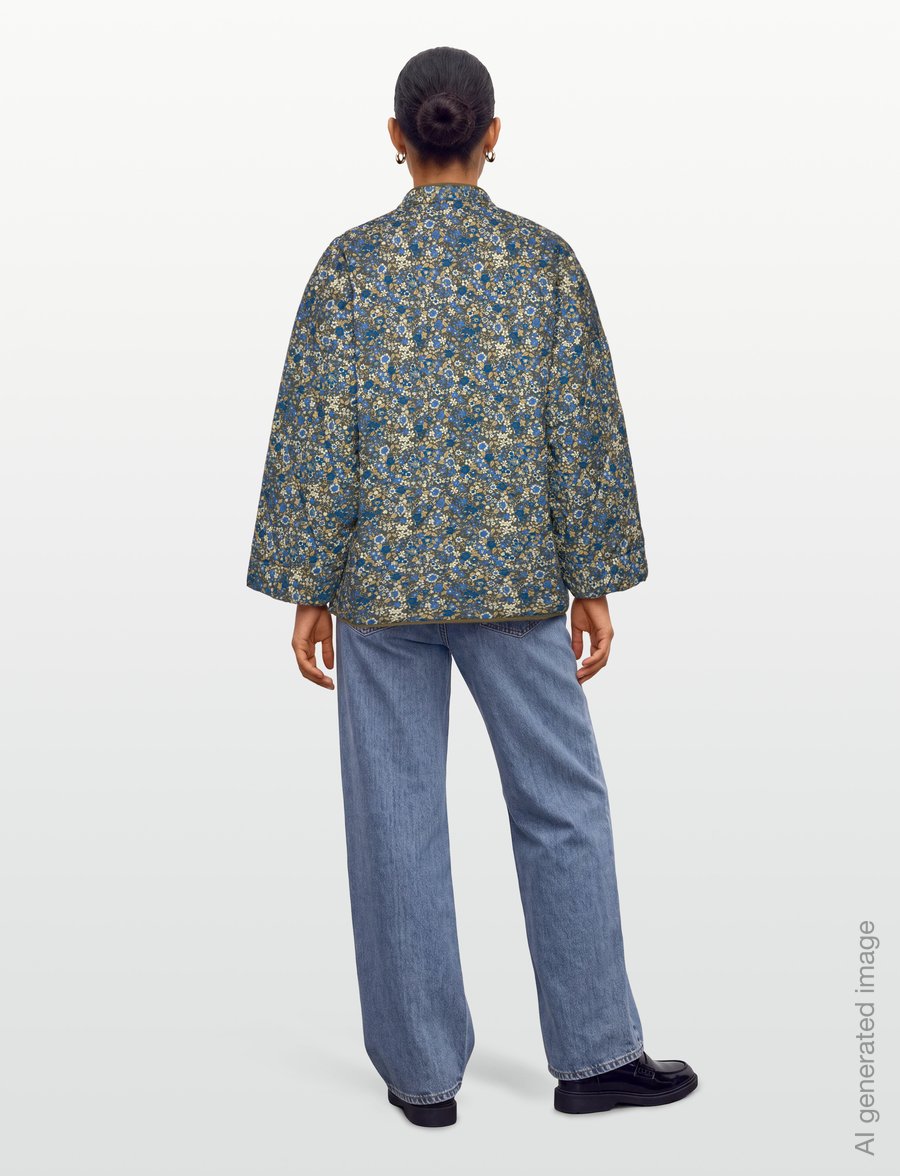 Lollys Laundry - LuluLL Jacket 3/4 - frühlingsjacken - blue - 4