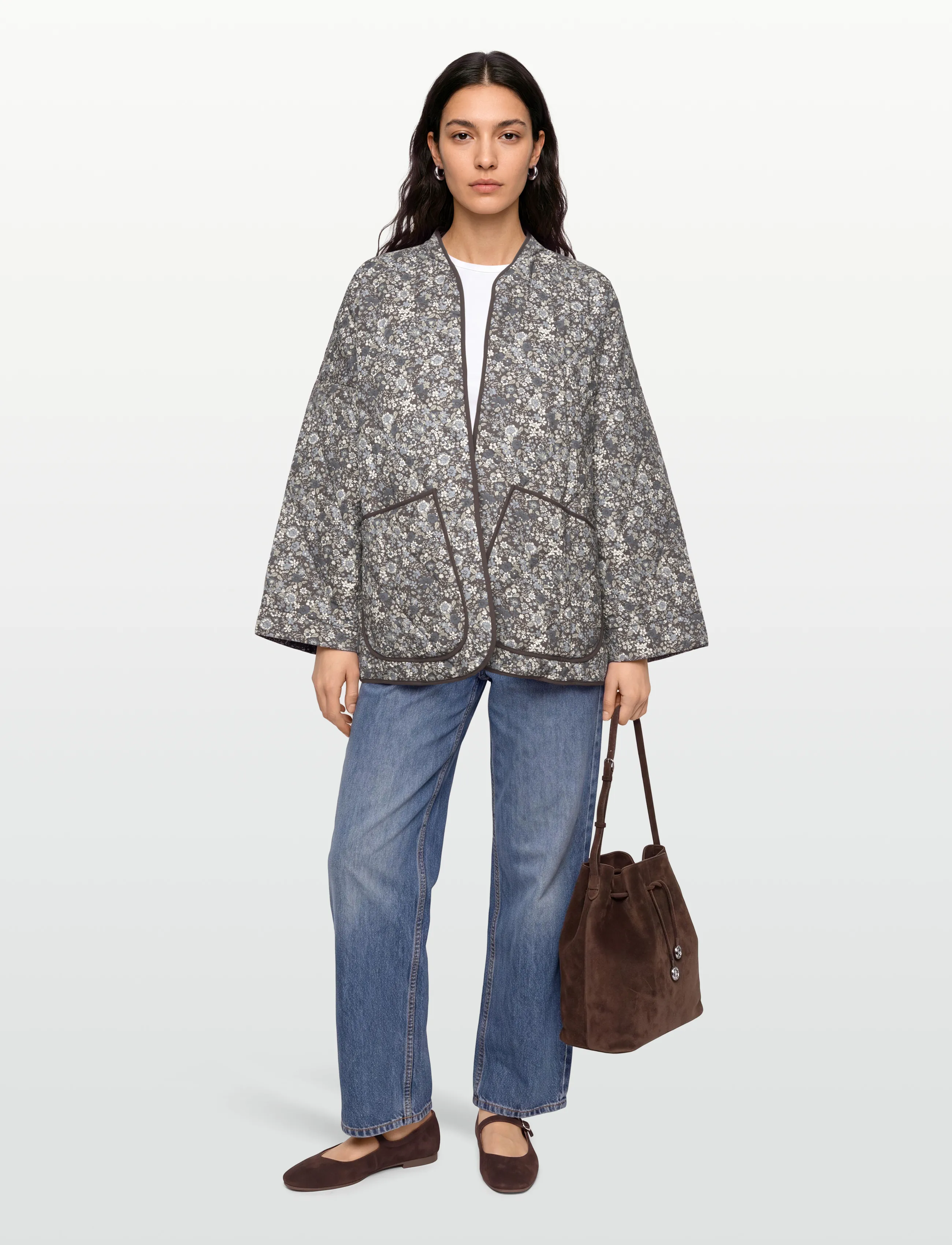 Lollys Laundry Lulull Jacket 3/4, XS, Jackets, Mehrfarbig/gemustert - Light-summer Jacket, Frauen