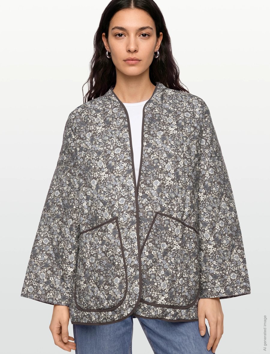 Lollys Laundry - LuluLL Jacket 3/4 - forårsjakker - washed black - 3