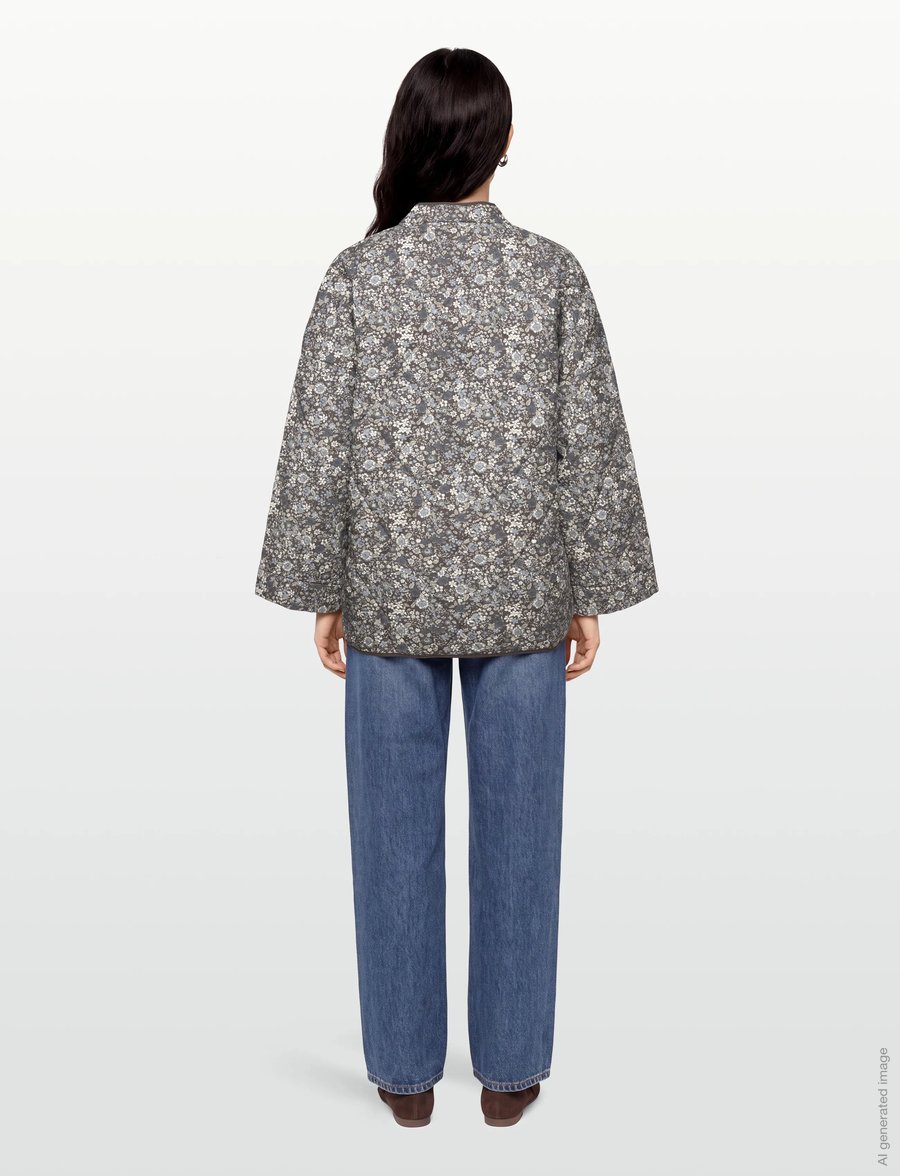 Lollys Laundry - LuluLL Jacket 3/4 - forårsjakker - washed black - 4