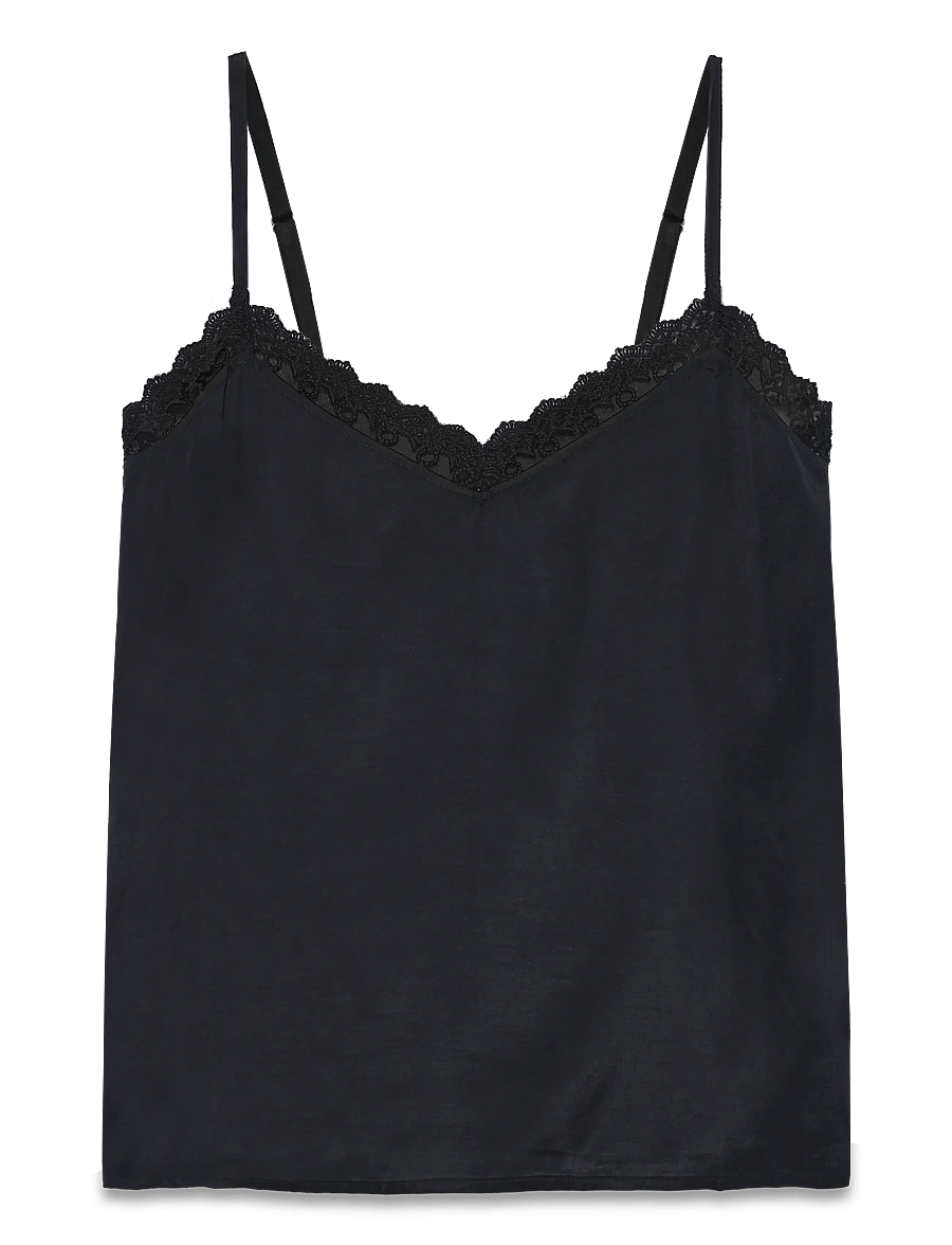 Lollys Laundry - VianeLL Top SL - Ärmellose tops - black - 1