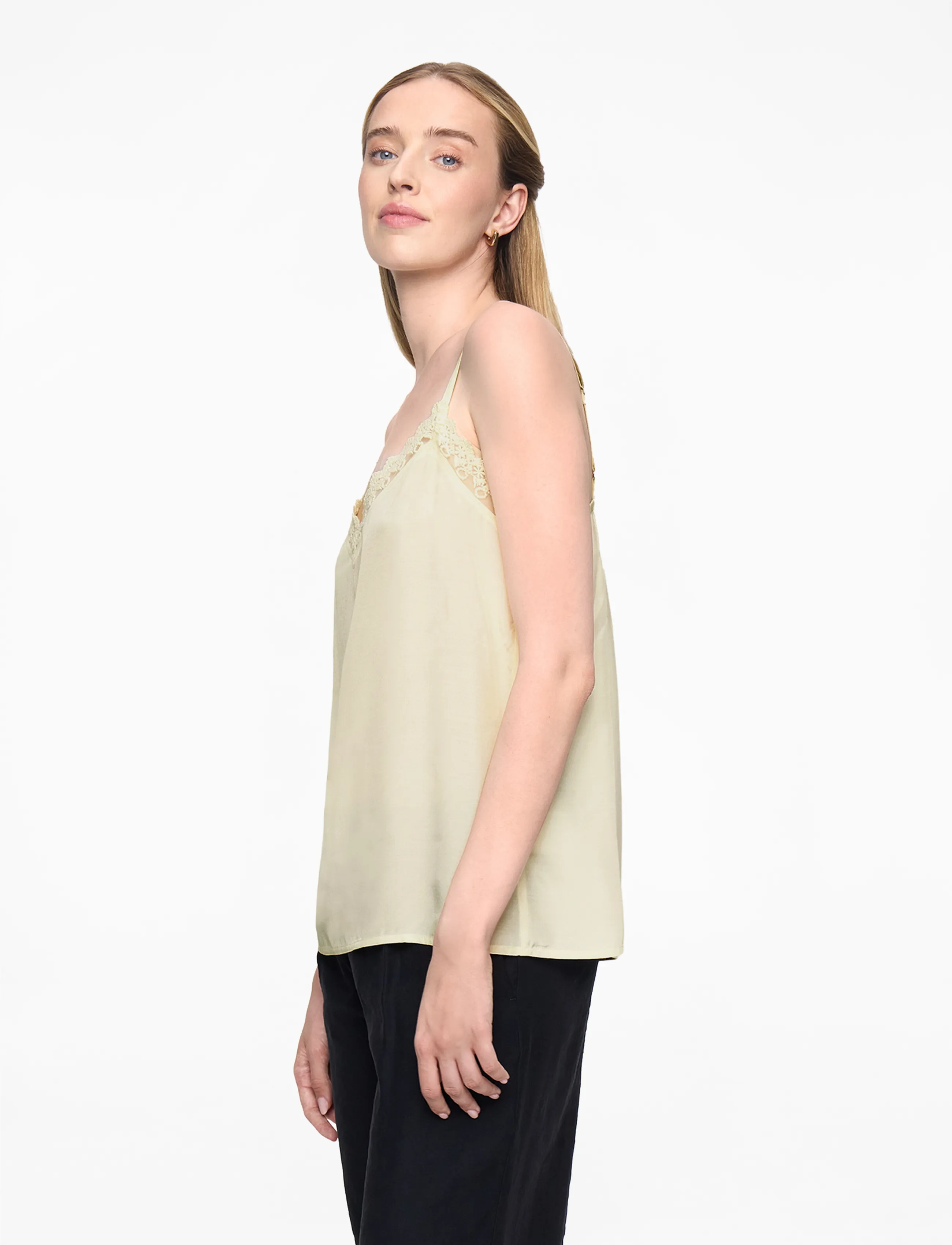 Lollys Laundry - VianeLL Top SL - tanktops - white - 3