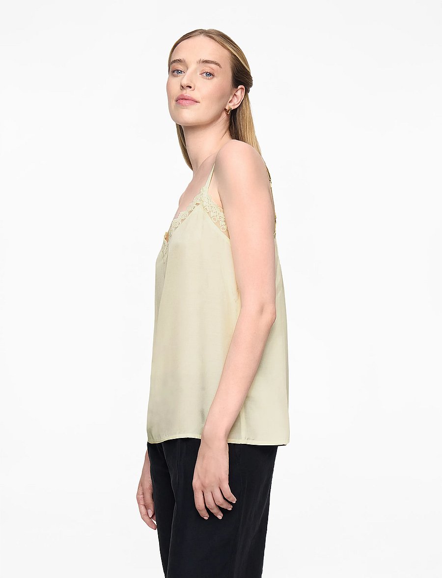 Lollys Laundry - VianeLL Top SL - linnen - white - 3