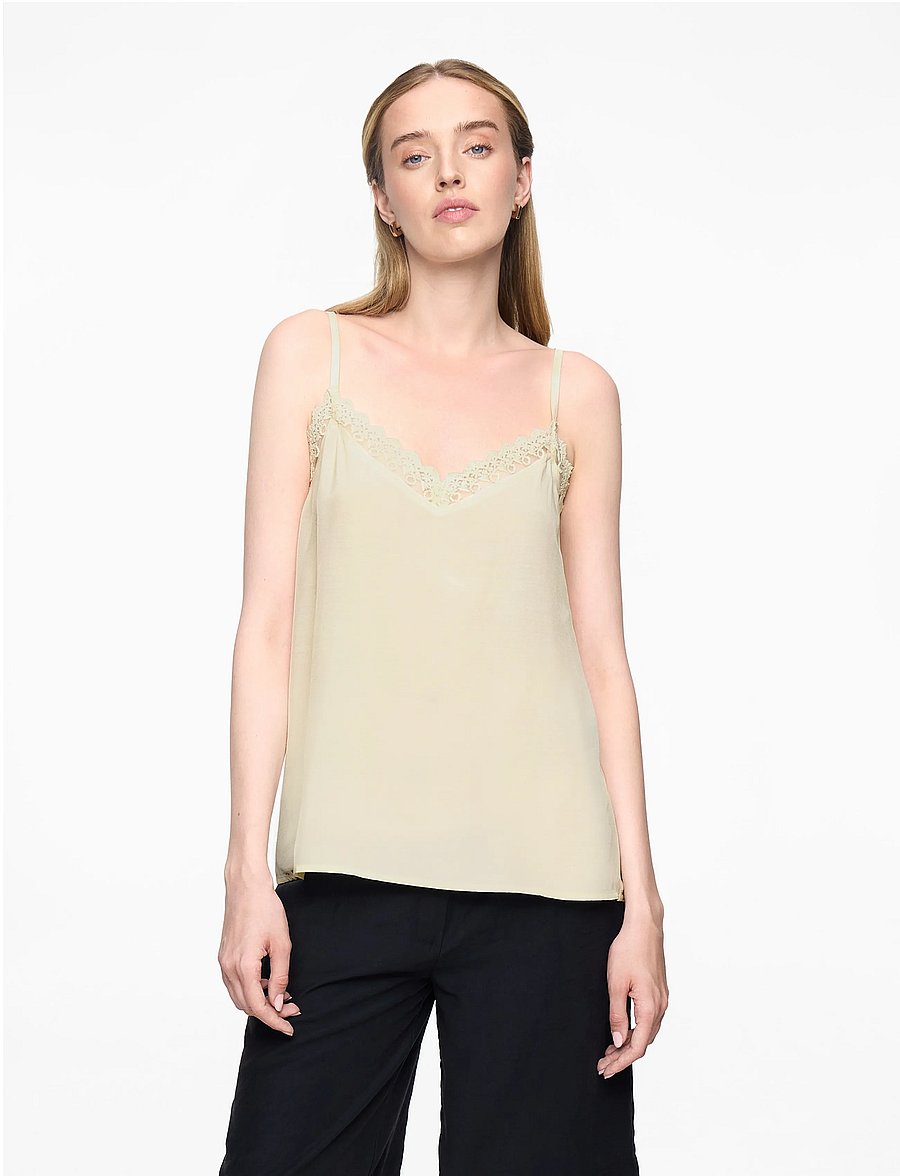 Lollys Laundry - VianeLL Top SL - linnen - white - 0