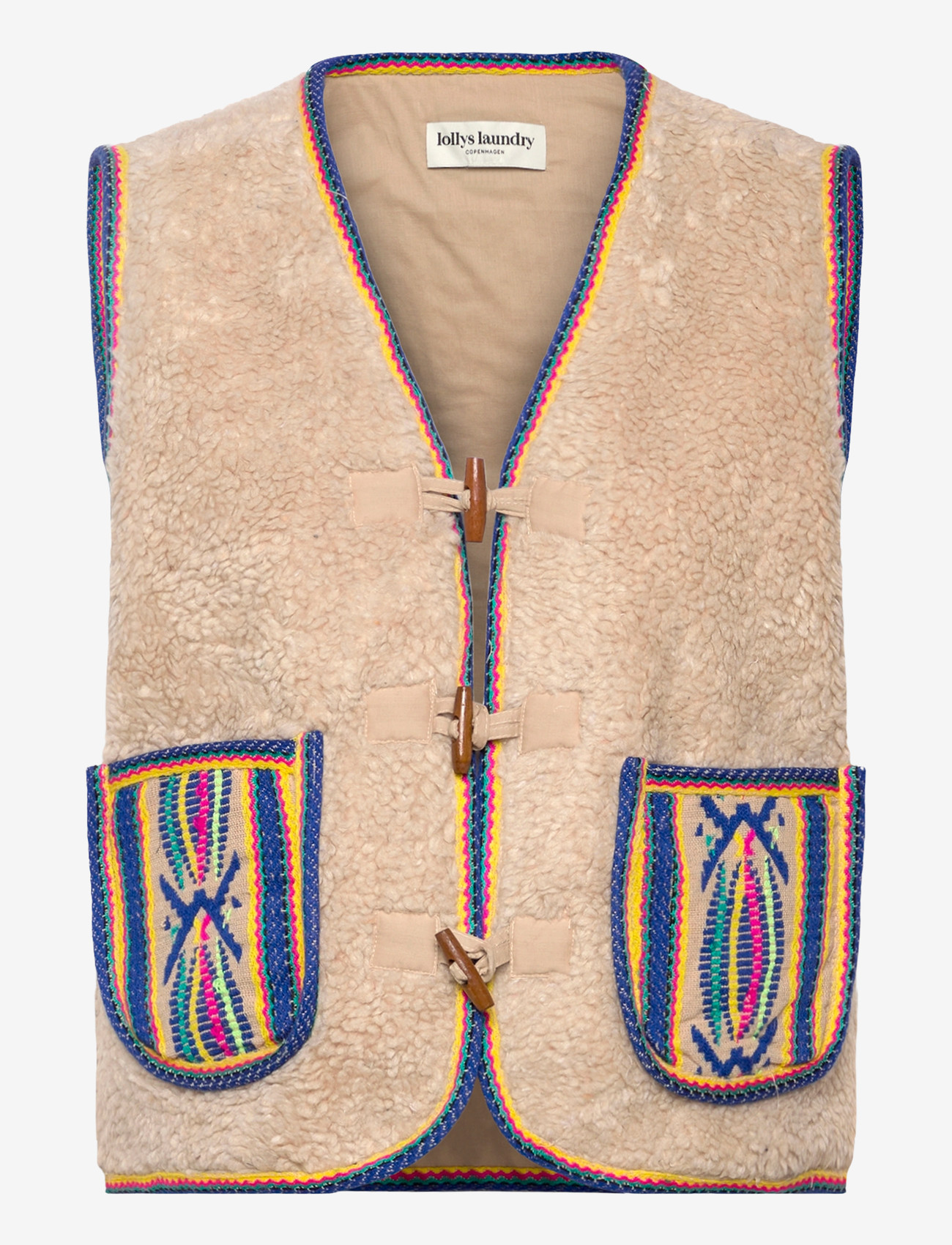 Lollys Laundry - HugoLL Vest SL - midlayer-jakker - blue - 0