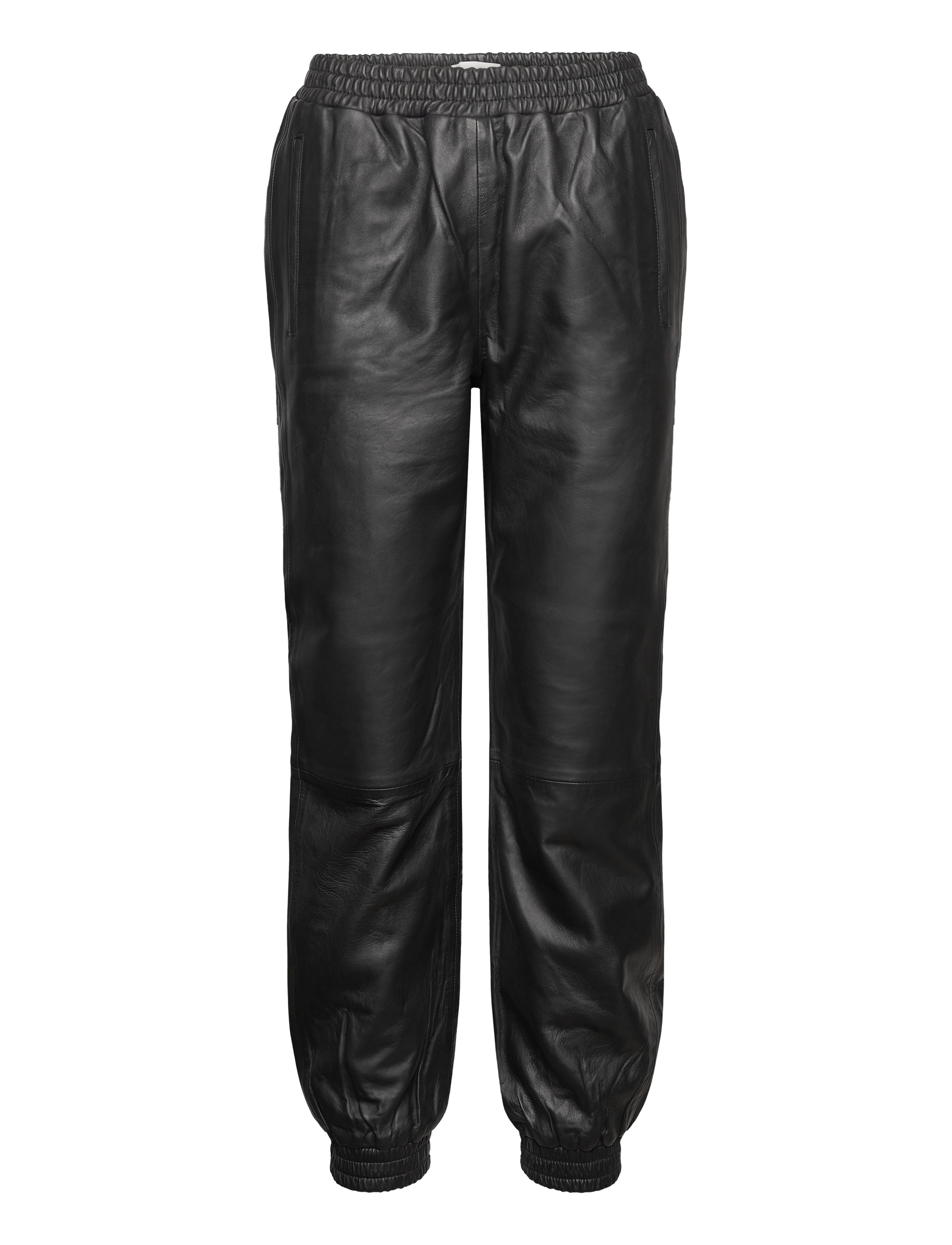 LOLLYS LAUNDRY Mona Leder Hosen Schwarz - L - Damen