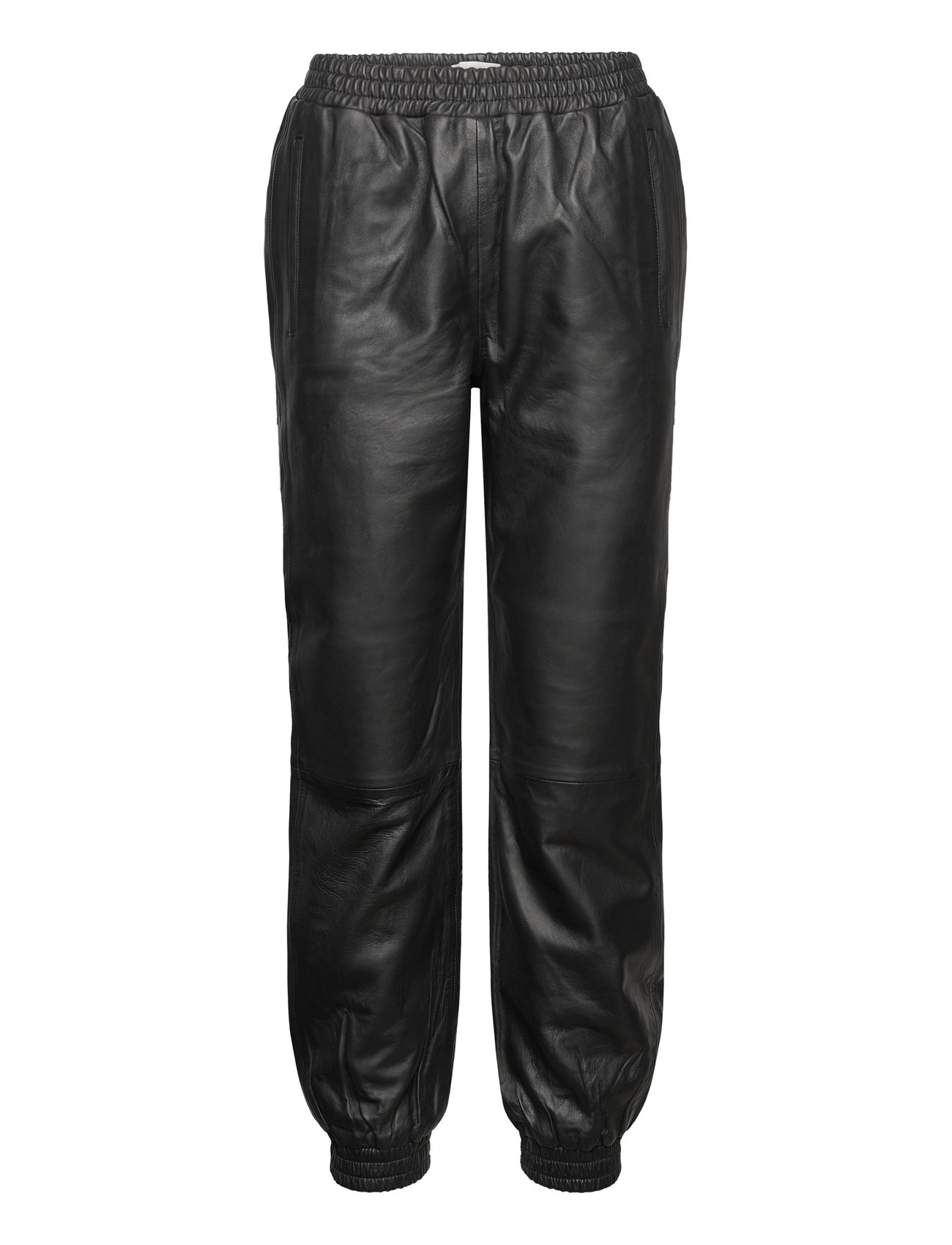 Lollys Laundry - Mona Leather Pants - lederhosen - black - 0