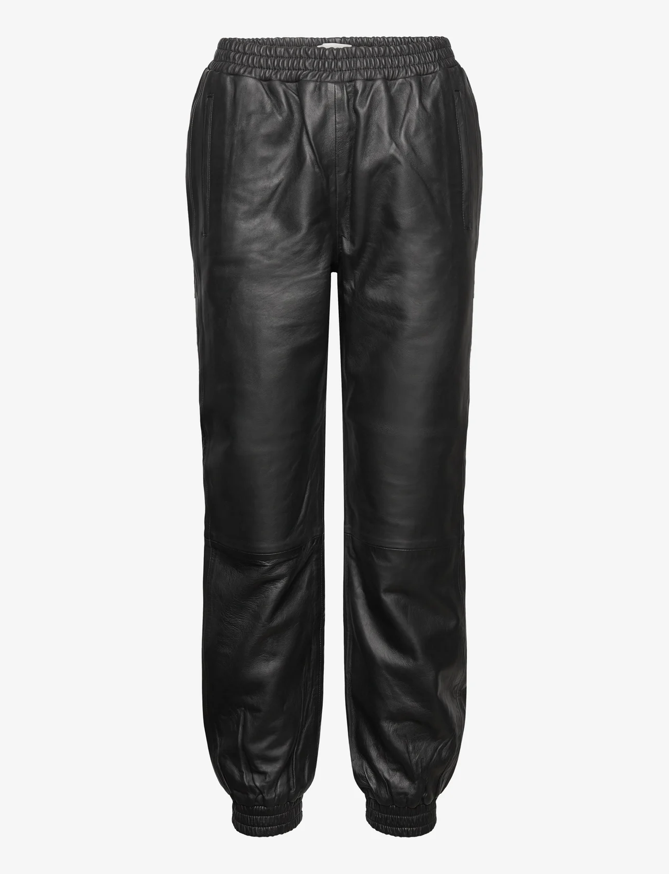 Lollys Laundry - Mona leather pants - juhlamuotia outlet-hintaan - black - 0