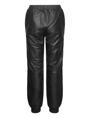 Lollys Laundry - Mona leather pants - festtøj til outletpriser - black - 1