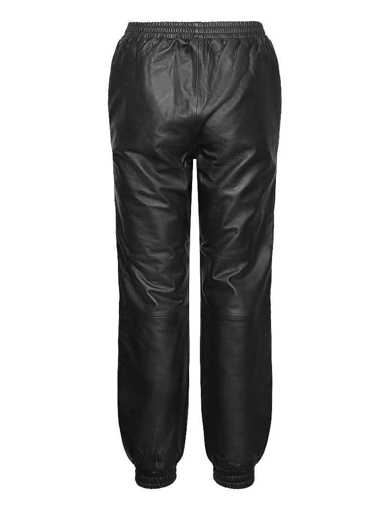 Lollys Laundry - Mona Leather Pants - lederhosen - black - 1