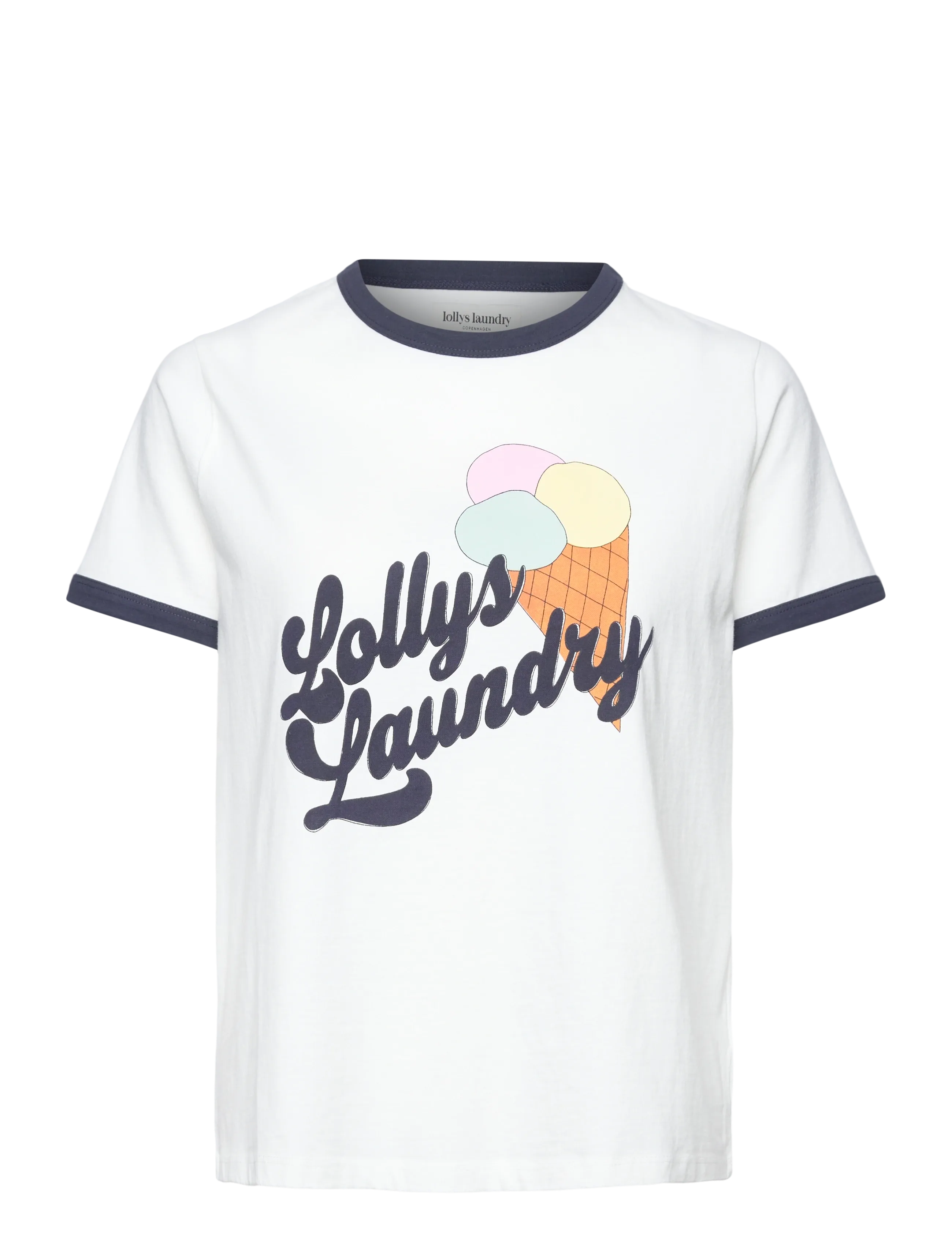 LOLLYS LAUNDRY Missll Ice Tee Ss Weiß - XS - Damen