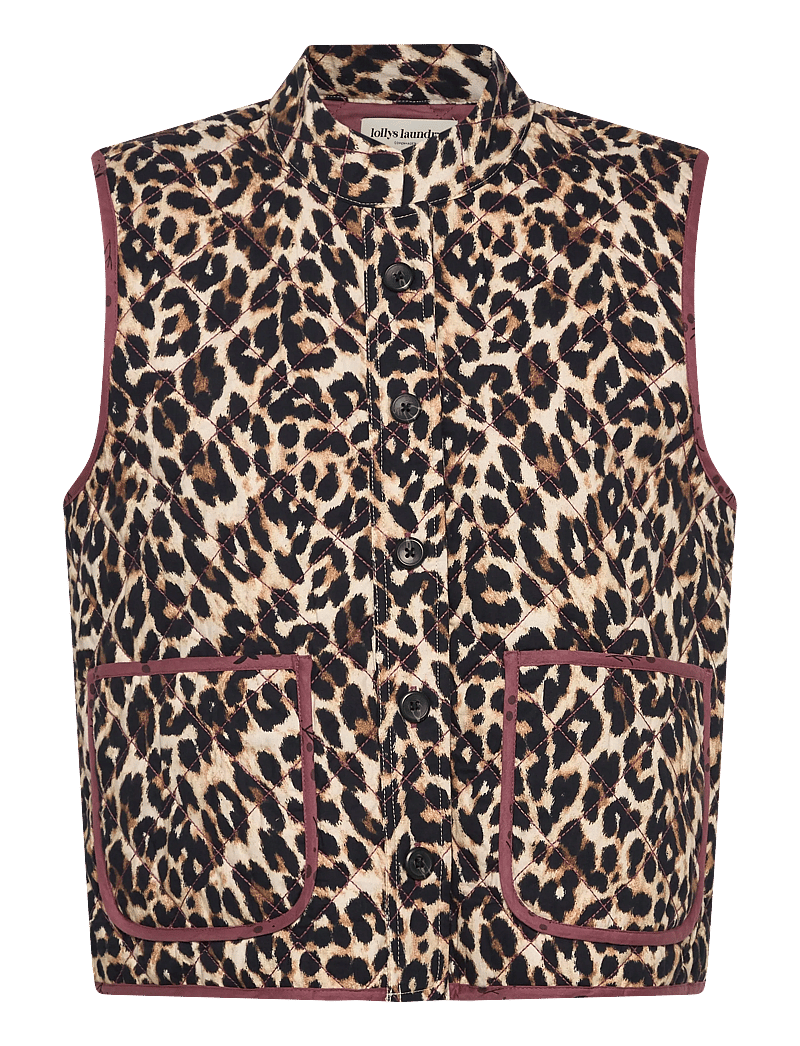 Lollys Laundry - CairoLL Quilted Vest - kevadjoped - leopard print - 0