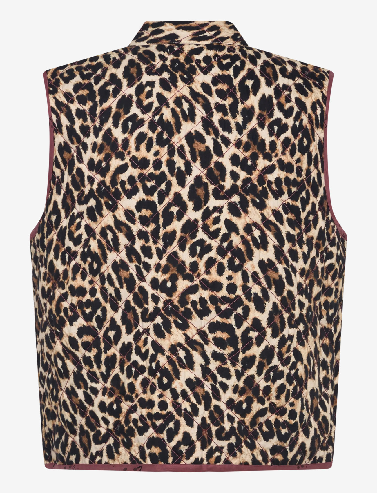 Lollys Laundry - CairoLL Quilted Vest - spring jackets - leopard print - 1