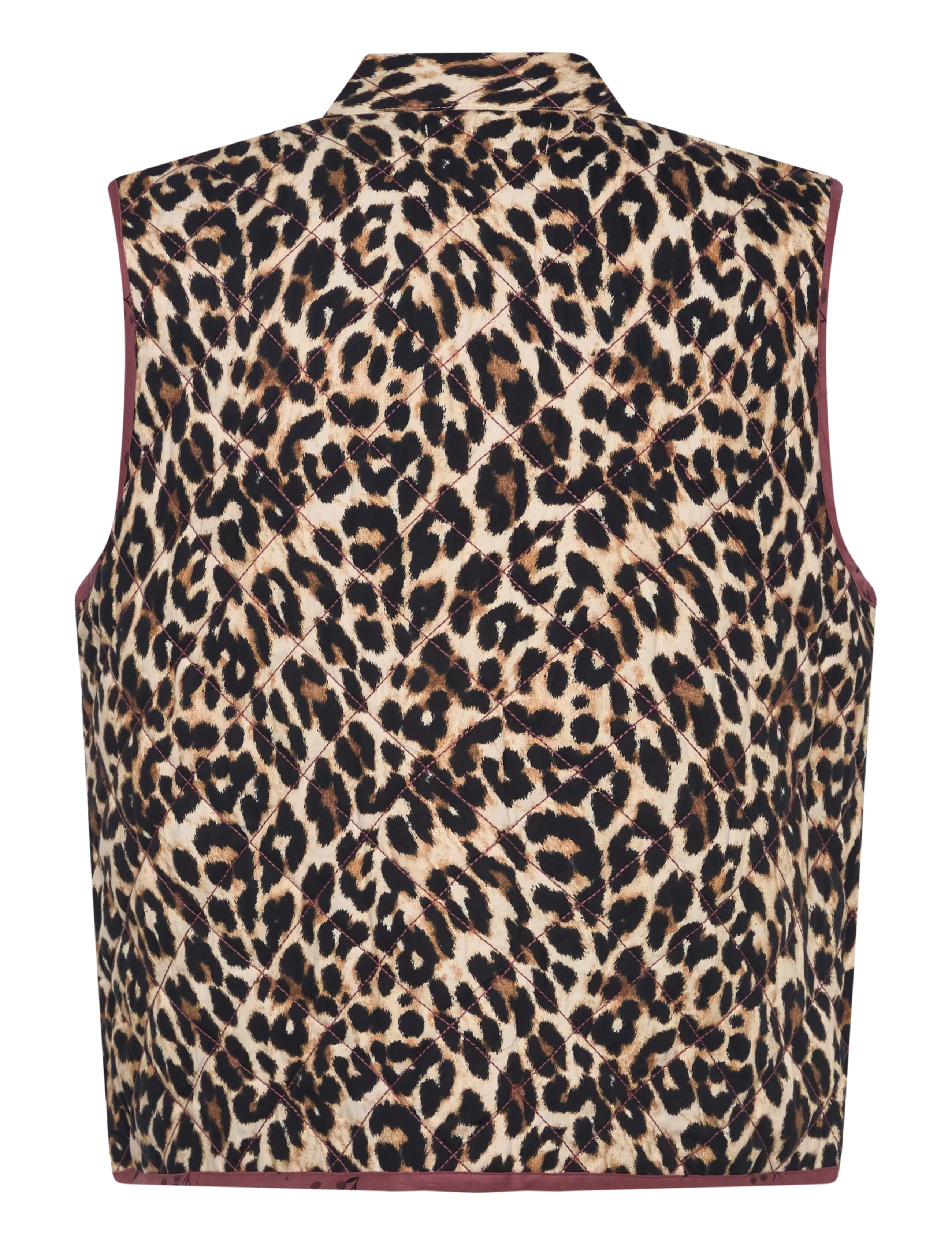 Lollys Laundry - CairoLL Quilted Vest - frühlingsjacken - leopard print - 1