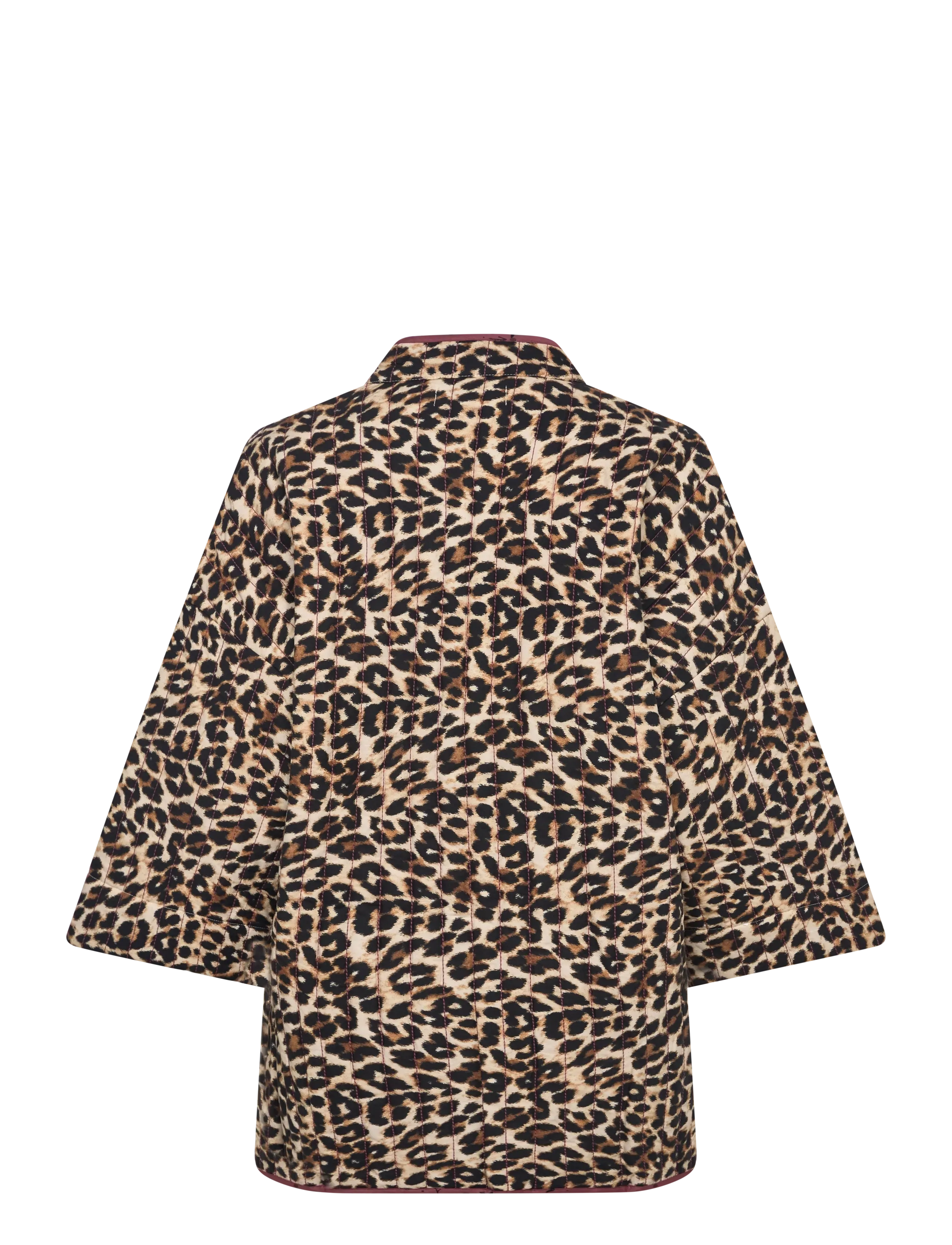 Lollys Laundry - LuluLL Jacket 3/4 - quiltade jackor - leopard print - 1