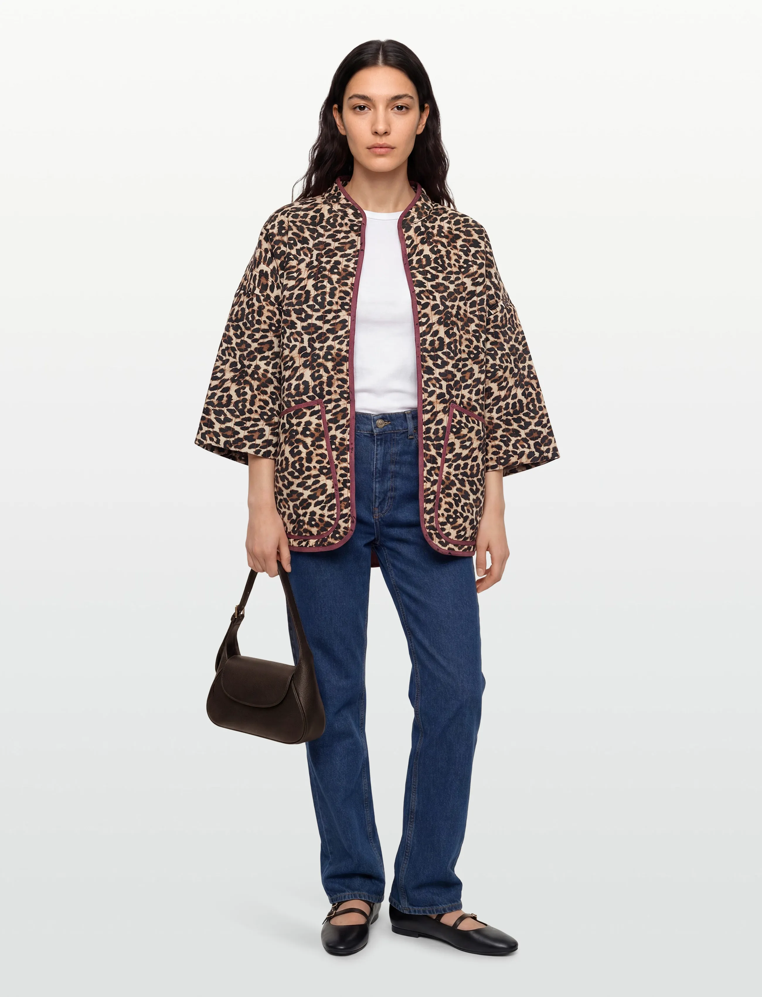 Lollys Laundry Lulull Jacket 3/4, S, Jackets, Beige - Quilted Frauen