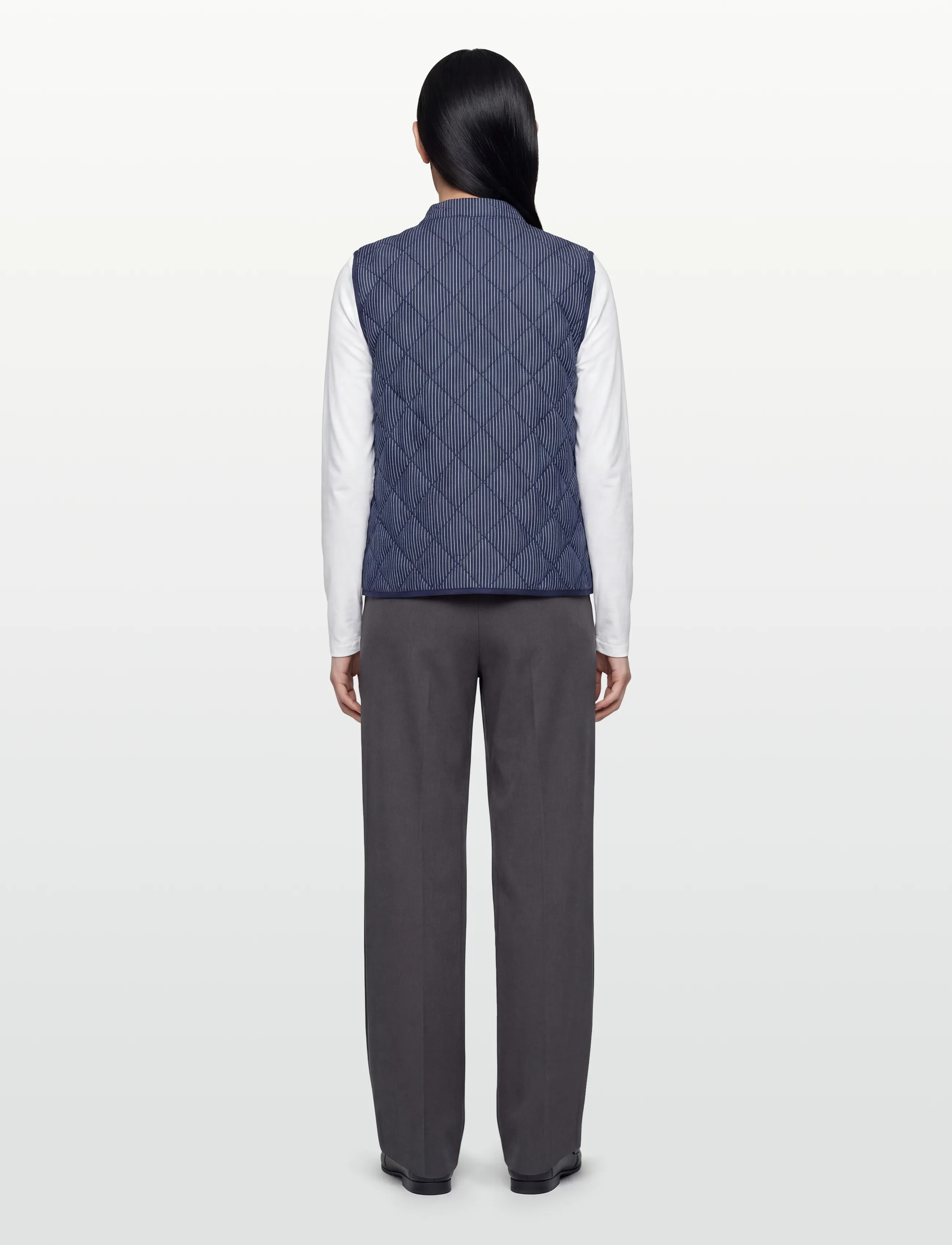 Lollys Laundry - CairoLL Quilted Vest - frühlingsjacken - dark blue - 4