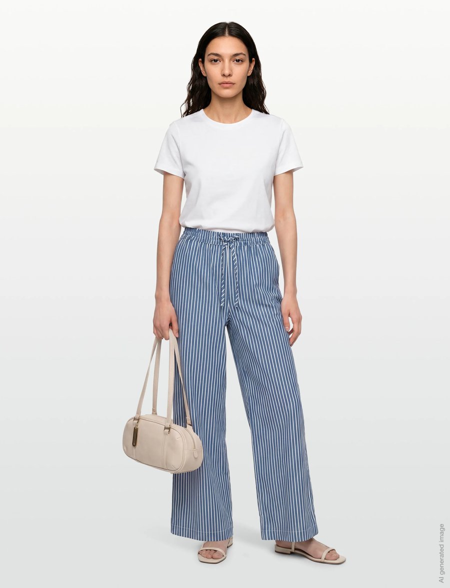 Lollys Laundry - LiamLL Pant - modetrends - stripe - 0