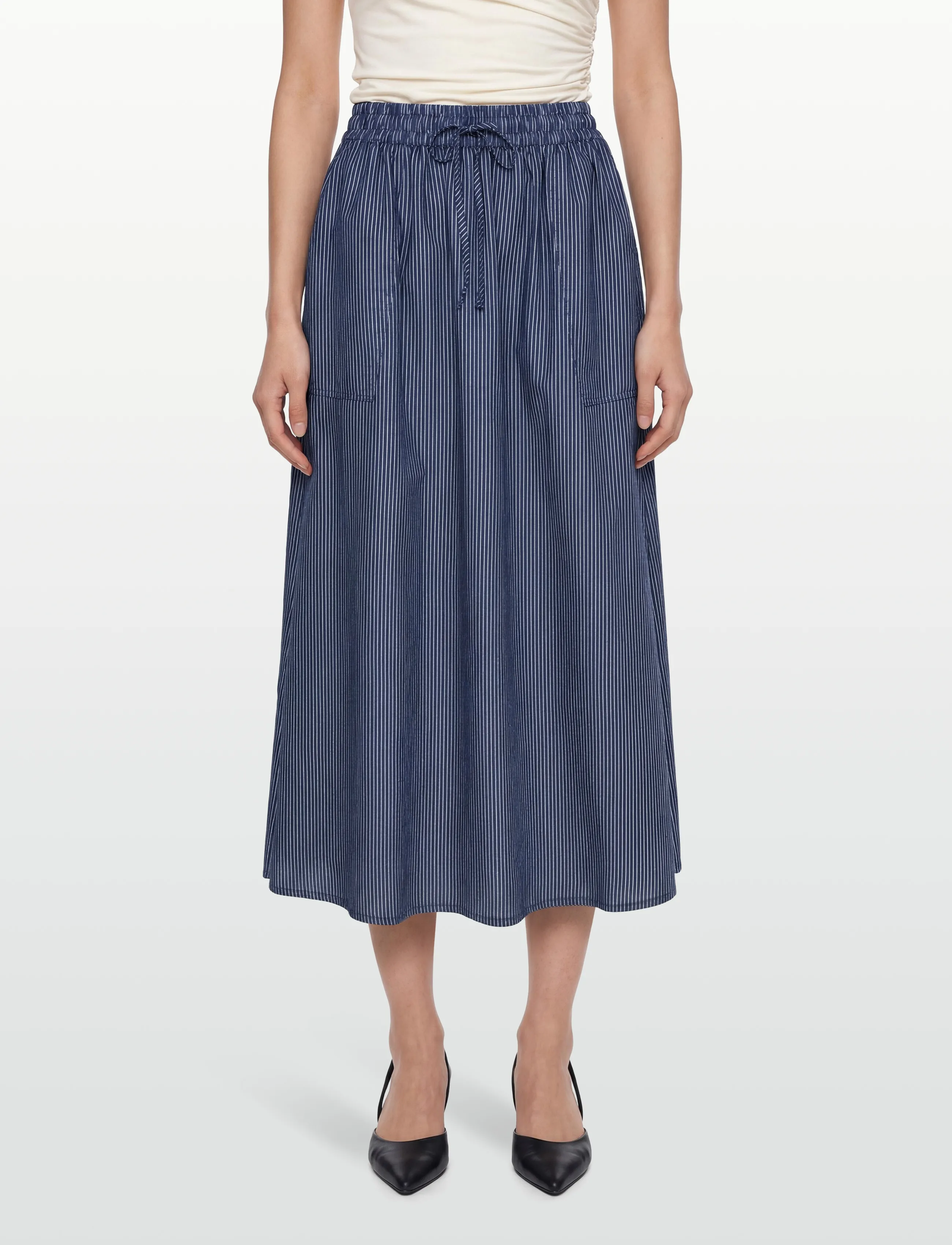 Lollys Laundry - AkaneLL Maxi Skirt - lange rokken - dark blue - 3