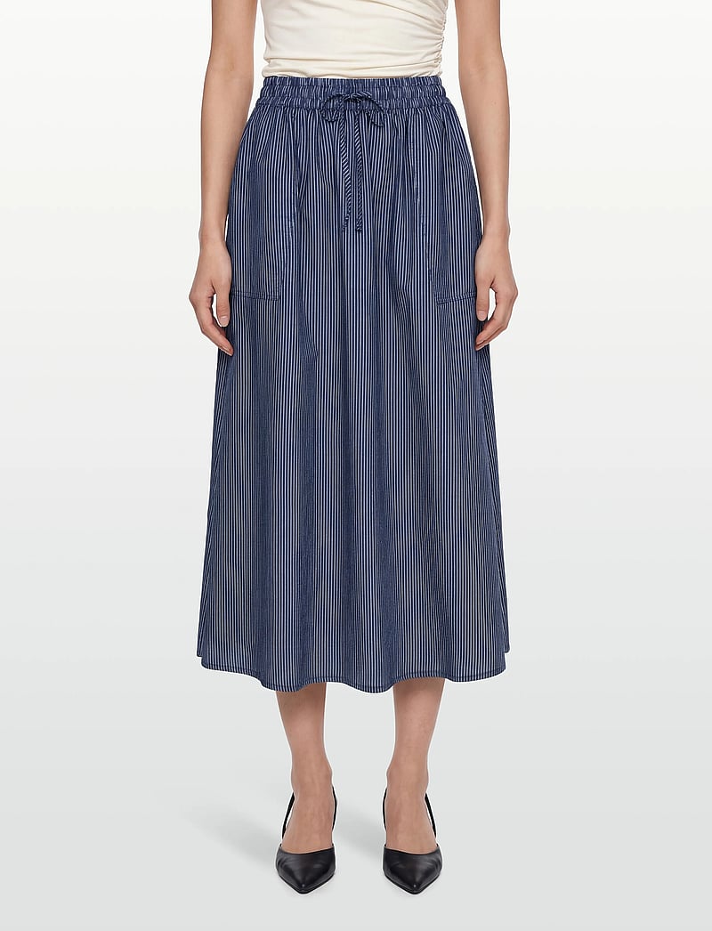 Lollys Laundry - AkaneLL Maxi Skirt - maxi nederdele - dark blue - 3