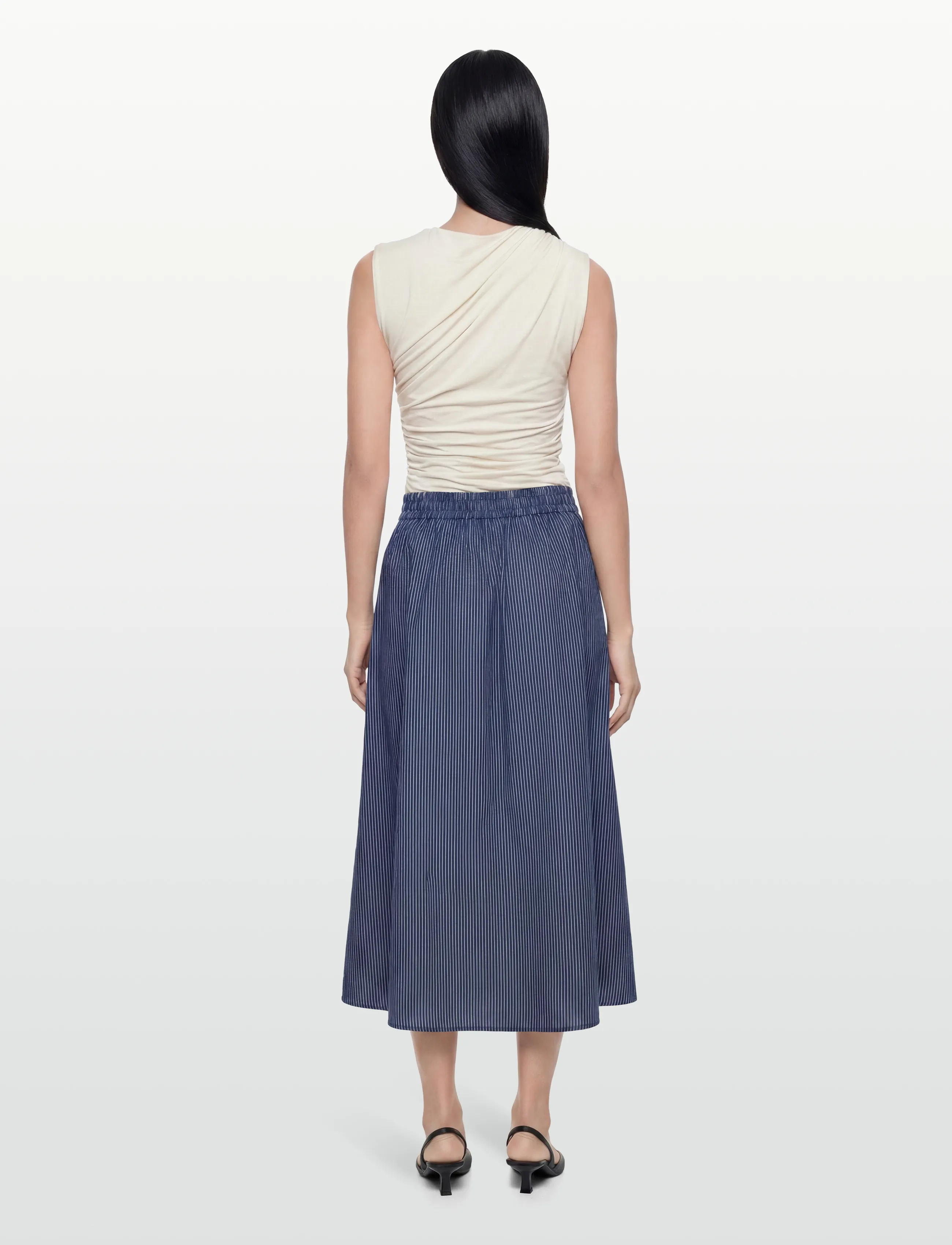 Lollys Laundry - AkaneLL Maxi Skirt - lange rokken - dark blue - 4