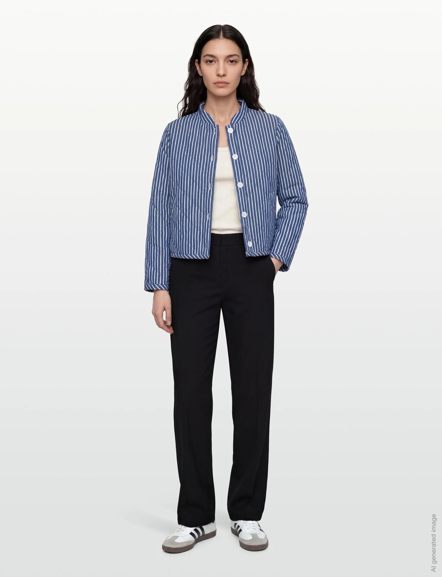 Lollys Laundry - EmiliaLL Jacket LS - frühlingsjacken - stripe - 0