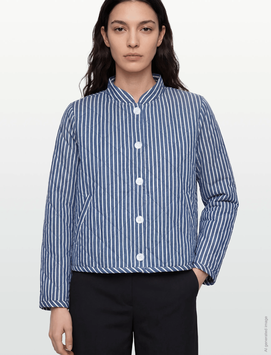 Lollys Laundry - EmiliaLL Jacket LS - frühlingsjacken - stripe - 3