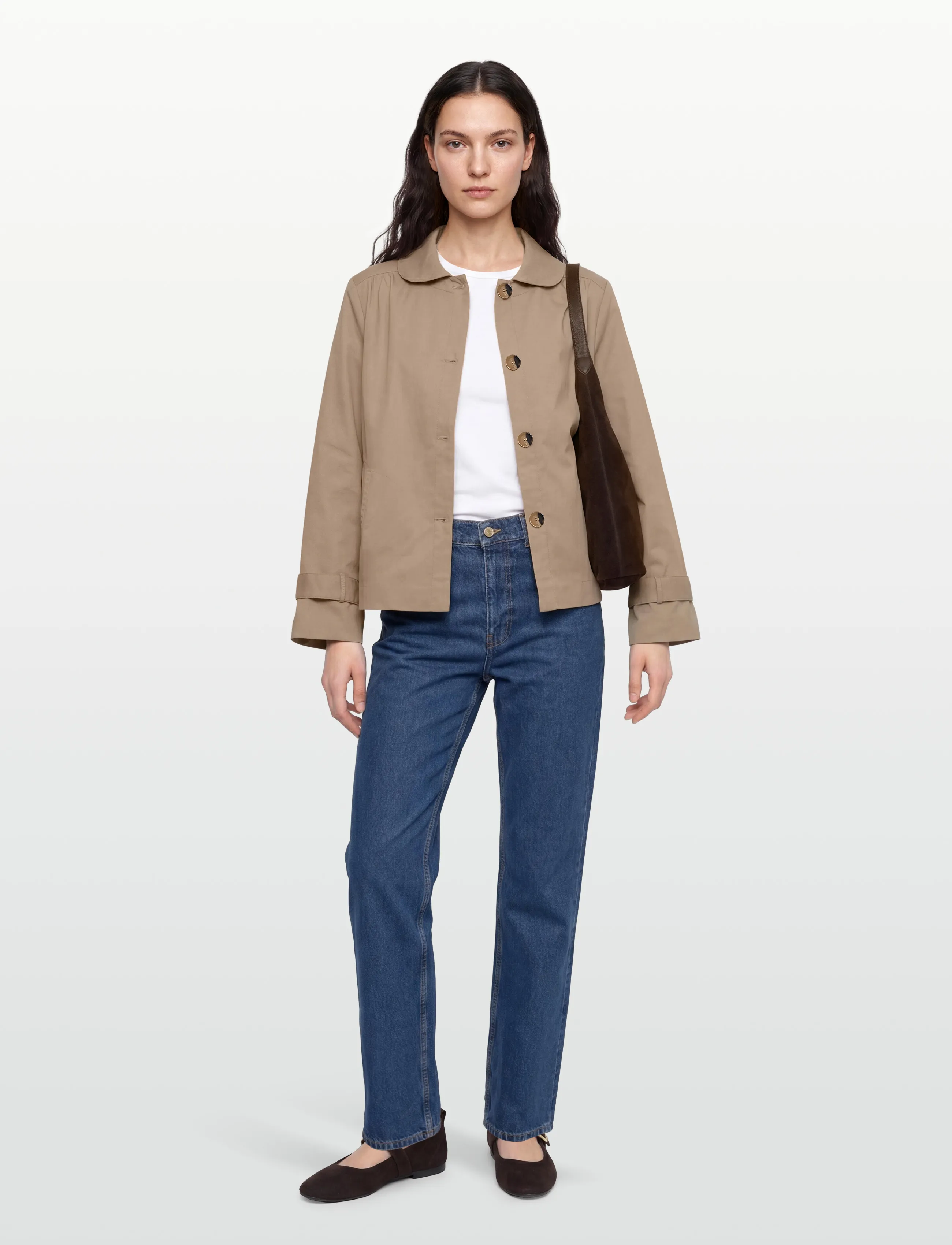 Lollys Laundry Violall Jacket Ls, M, Jackets, Beige - Light-summer Jacket, Frauen