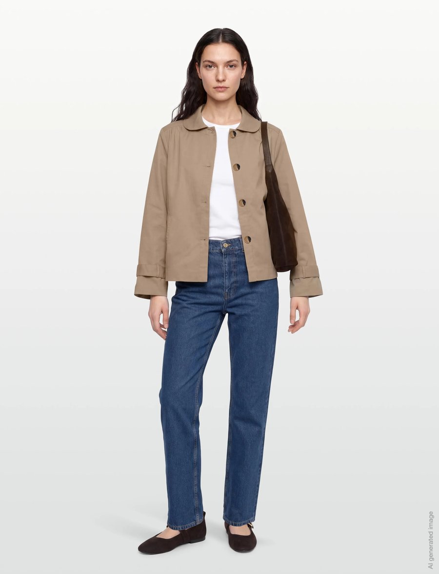Lollys Laundry - ViolaLL Jacket LS - vårjackor - ecru - 0