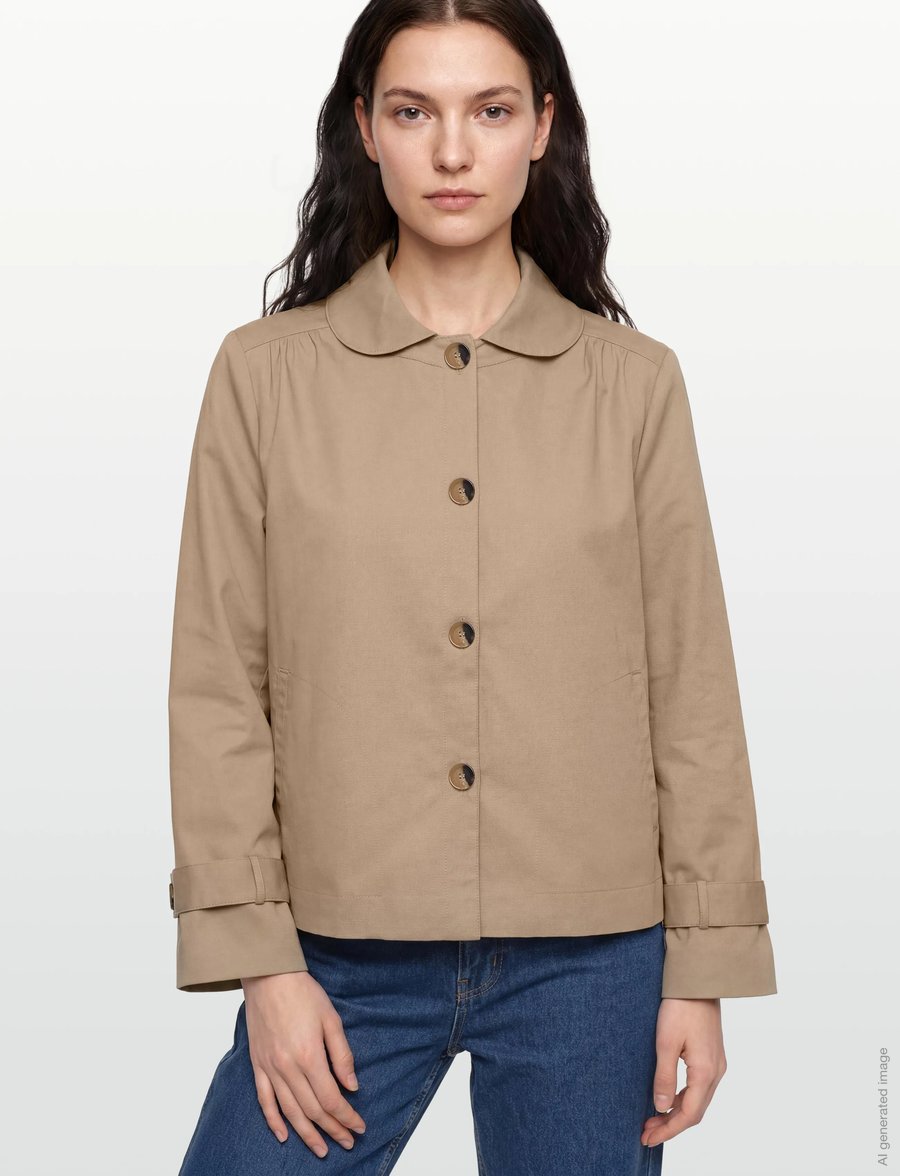 Lollys Laundry - ViolaLL Jacket LS - vårjackor - ecru - 3
